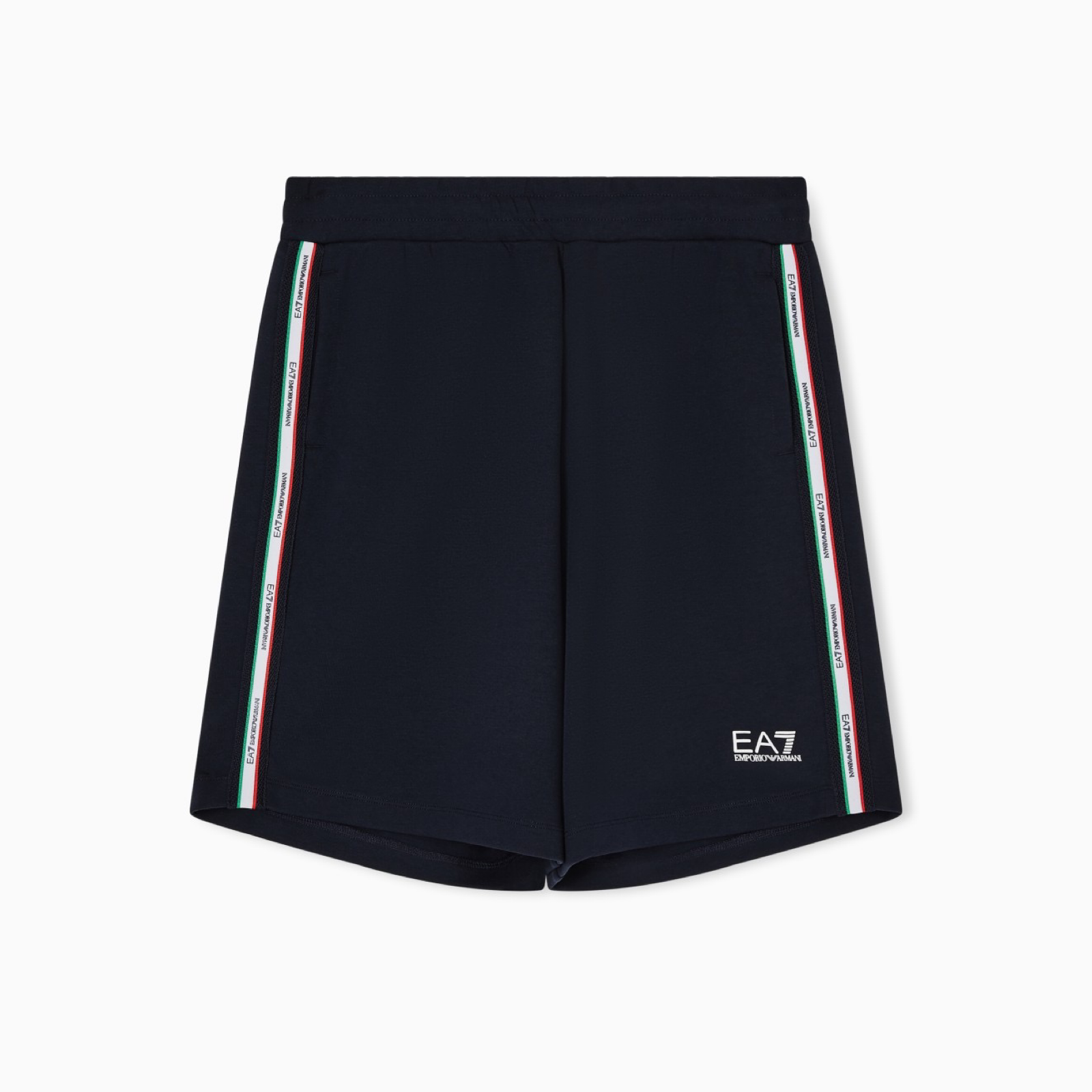 Мъжки сини къси панталони EA7 Emporio Armani Men Shorts 7M001865 AF12660 UB102 Front View