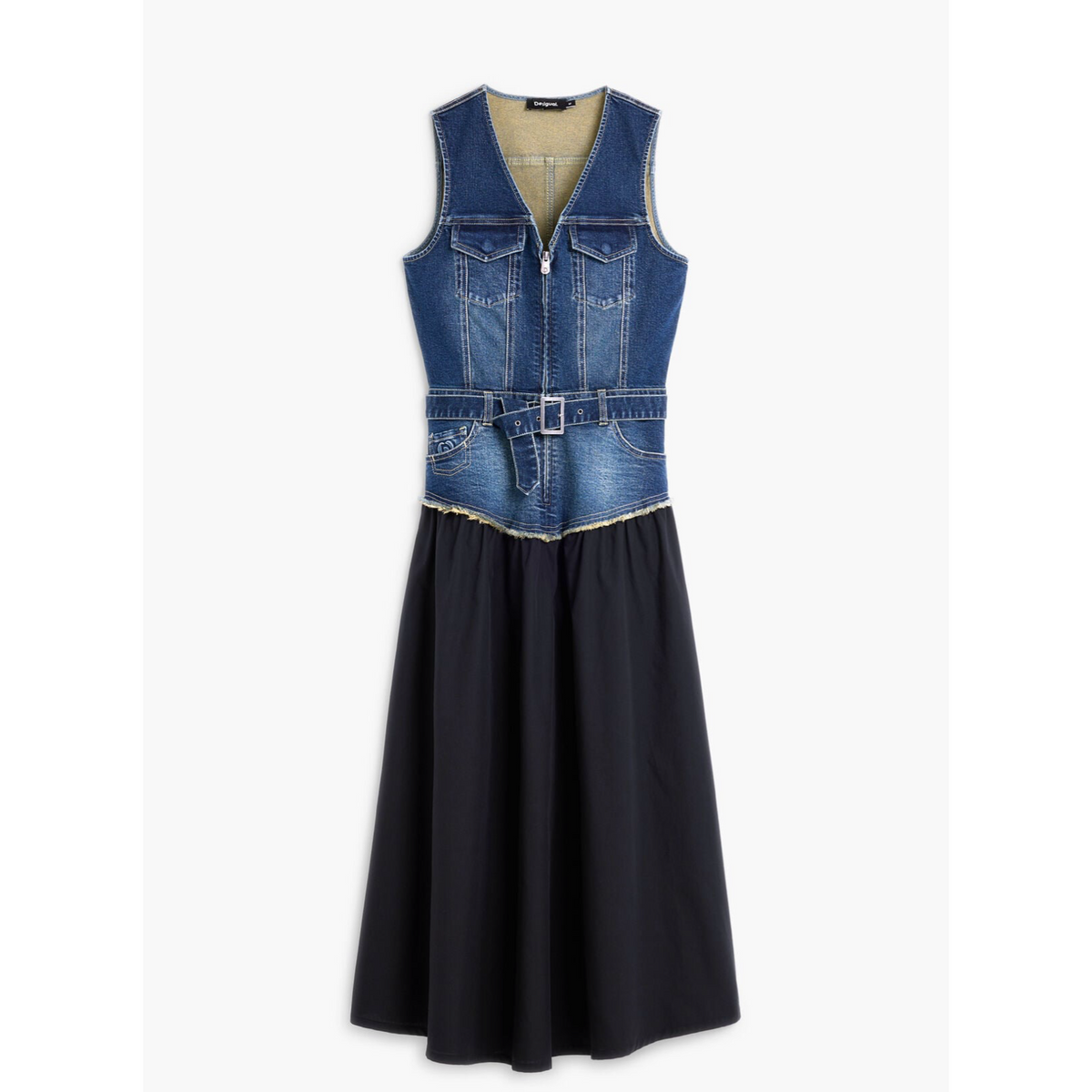 Дамска рокля Desigual Women Dress 26WWVD03 5053 Front View