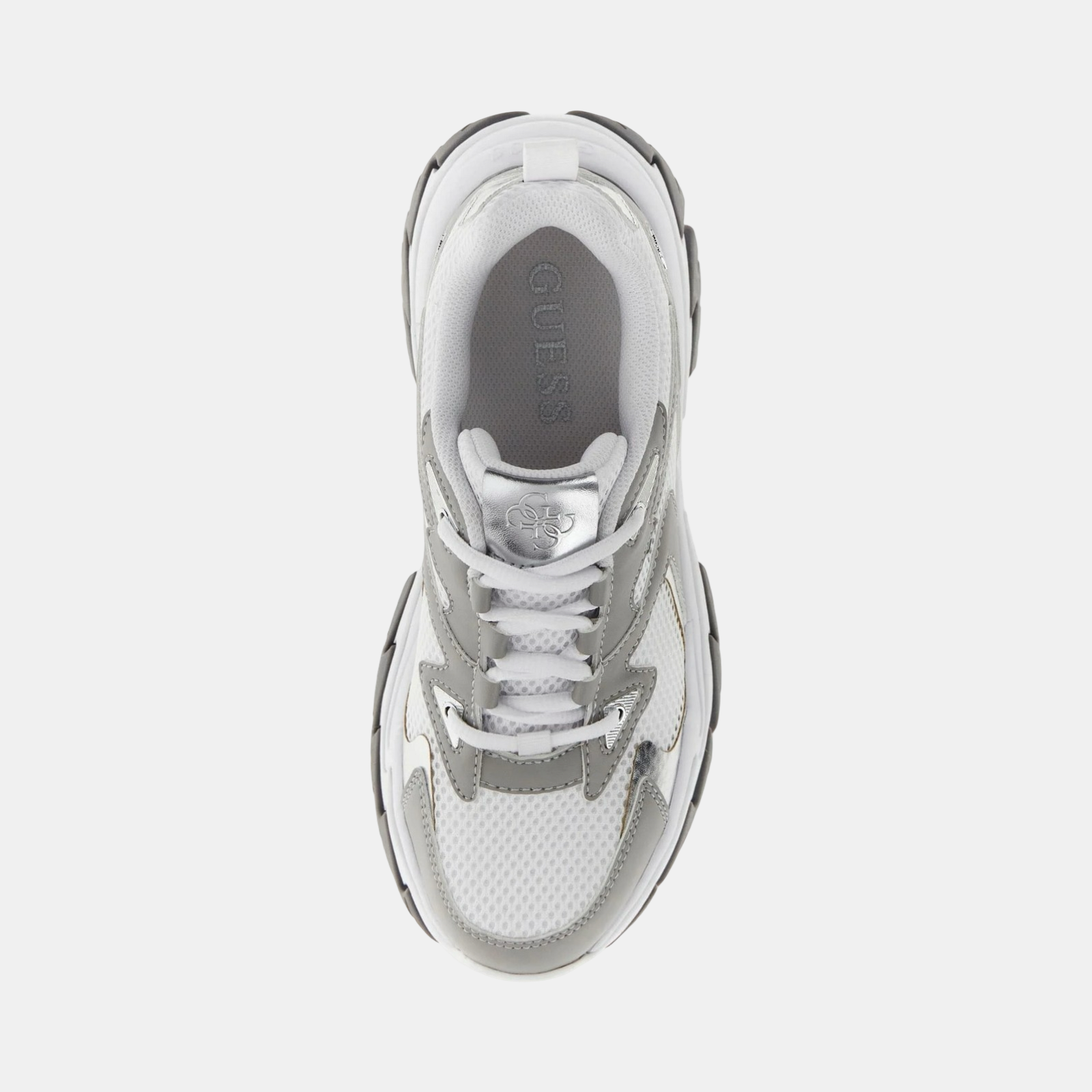 Дамски маратонки Guess Women Sneakers FLPNTSELLE12 LGREY Top View
