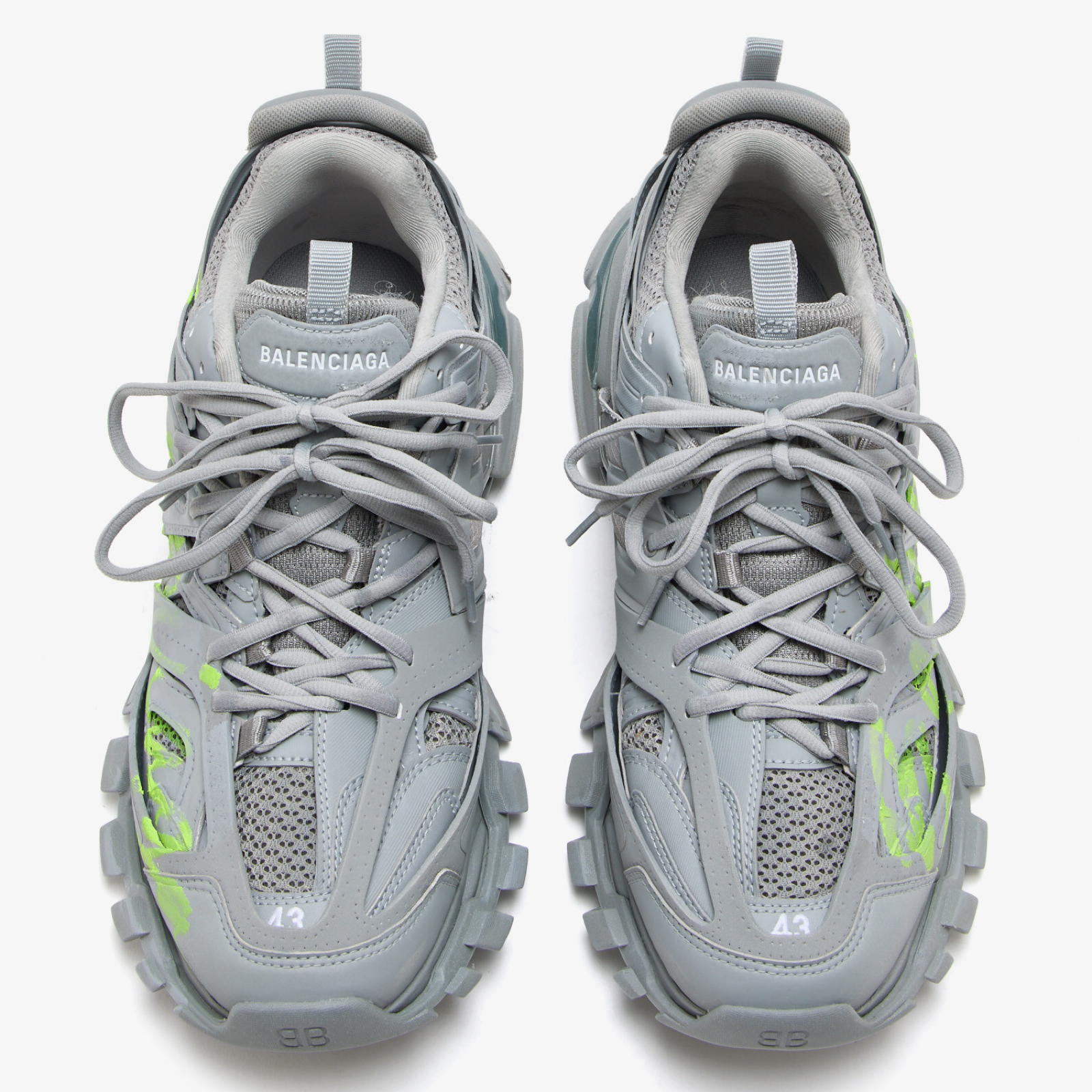 Balenciaga Track Signature Sneakers 542023WTRHW1070 Top View