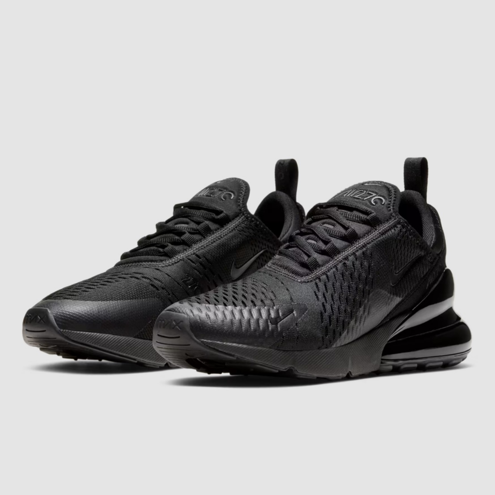 Мъжки маратонки Nike Air Max 270 Triple Black Men Sneakers AH8050-005 Front View