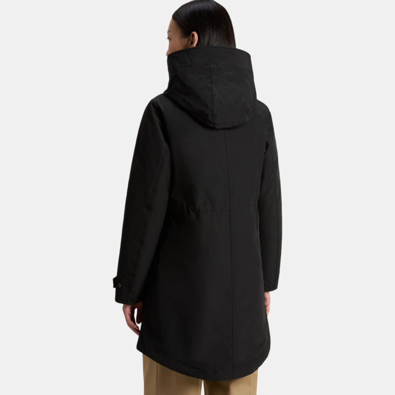 Дамско парка яке Woolrich Authentic 3 In 1 Parka Jacket CFWWOU1105FRUT0001 BLK Back View