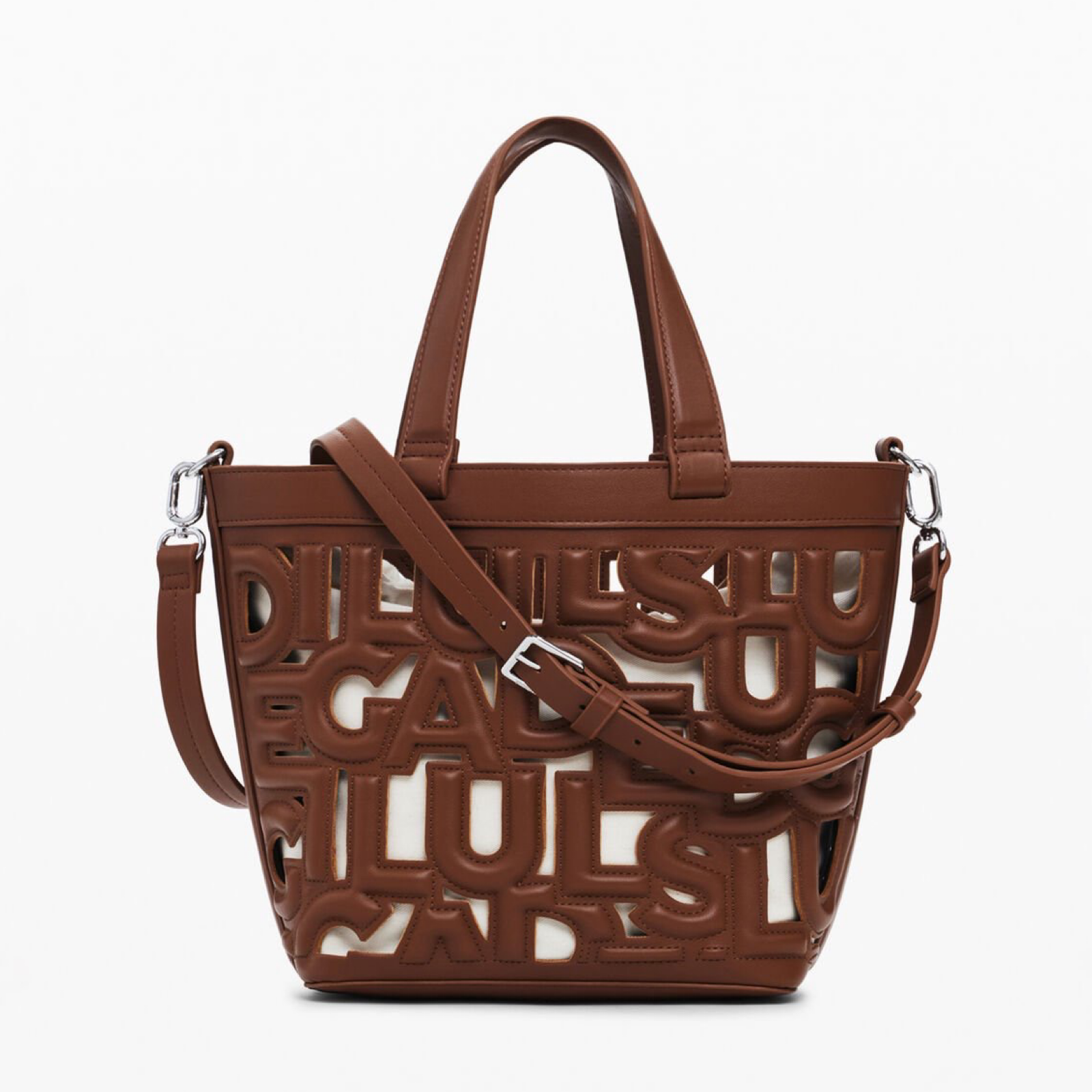 Дамска кафява чанта Desigual 25SAXPBN