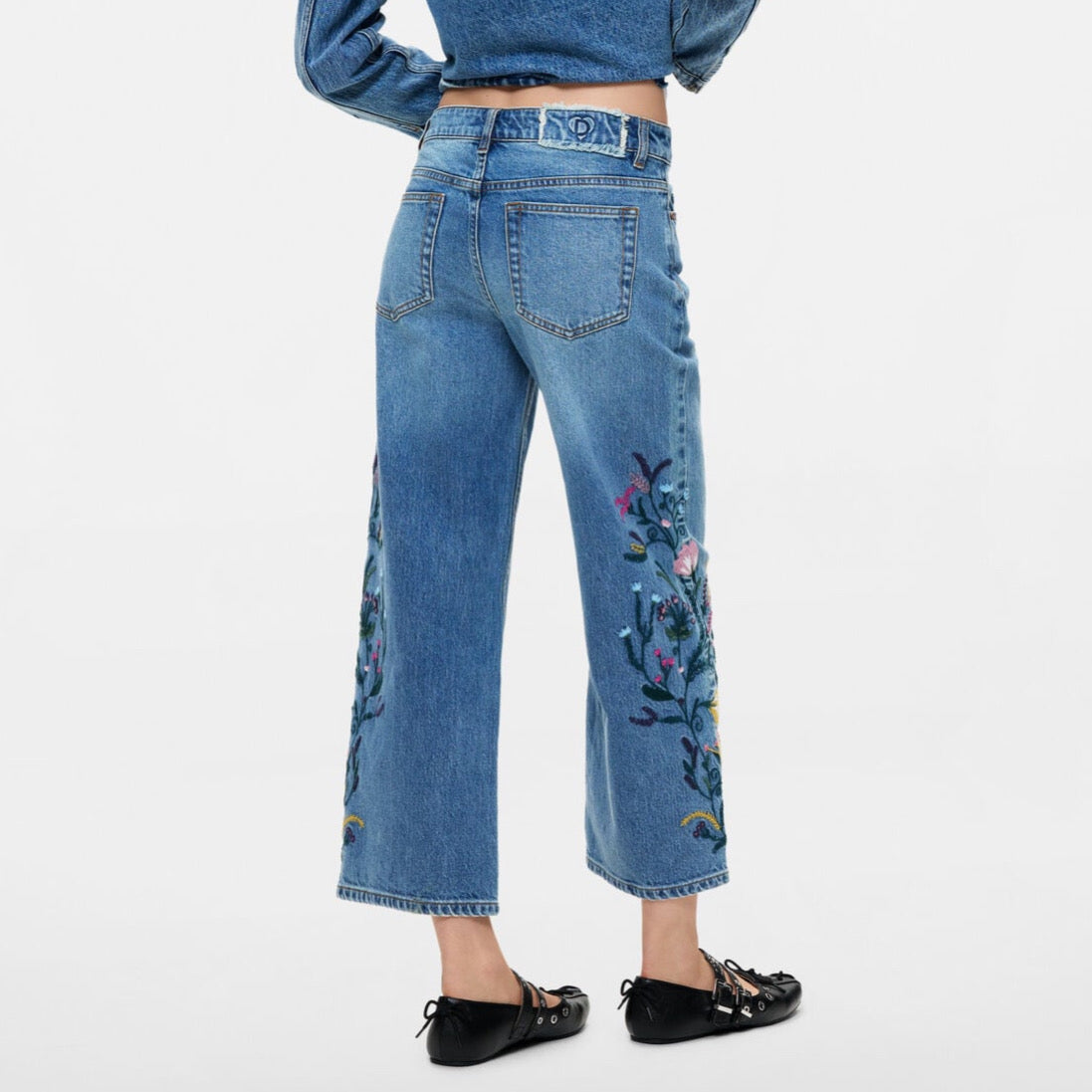 Дамски дънки Desigual women’s jeans 26WWDD16 5053 Back view