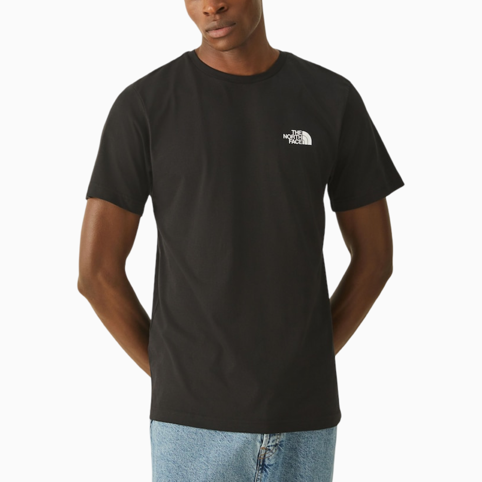 Мъжка черна тениска The North Face Men T-shirt NF0A8GV0 Front View