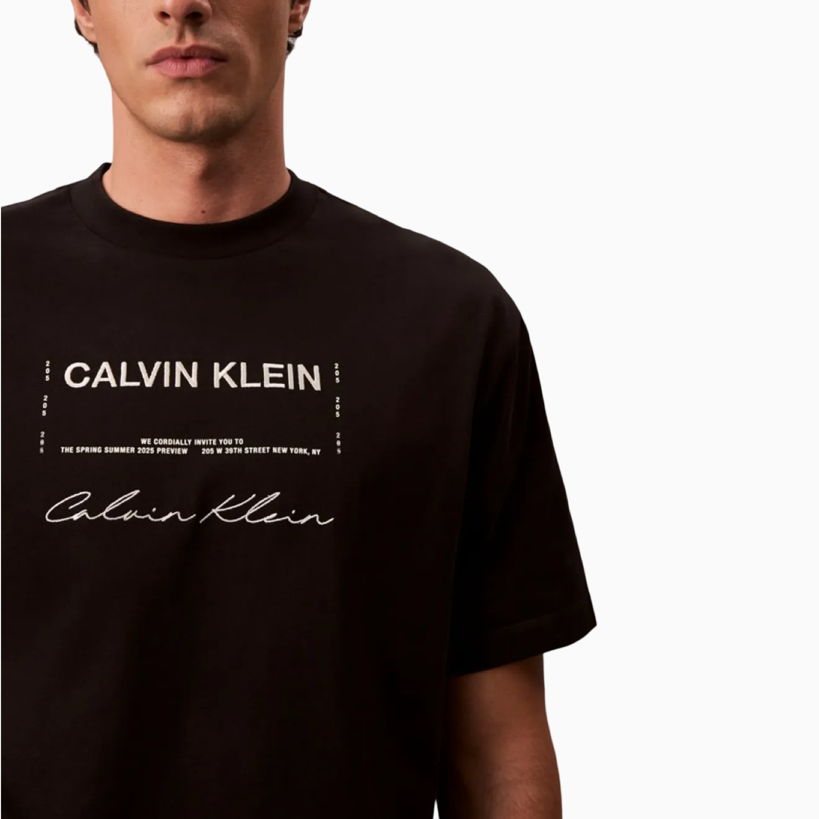 Мъжка тениска Calvin Klein Jeans Men T-shirt LV04RE827G UB1 Close-Up