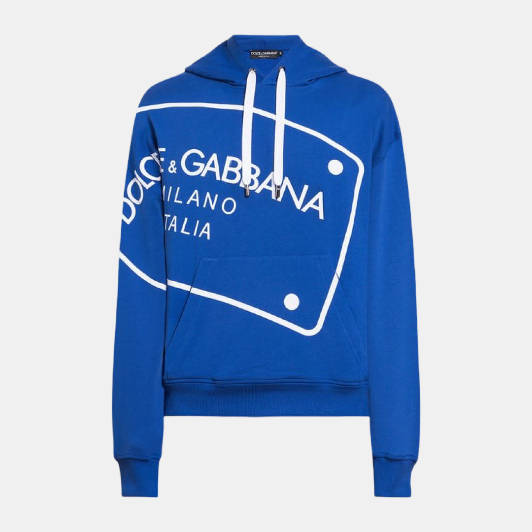 Мъжко синьо худи Dolce & Gabbana Men Hoodie