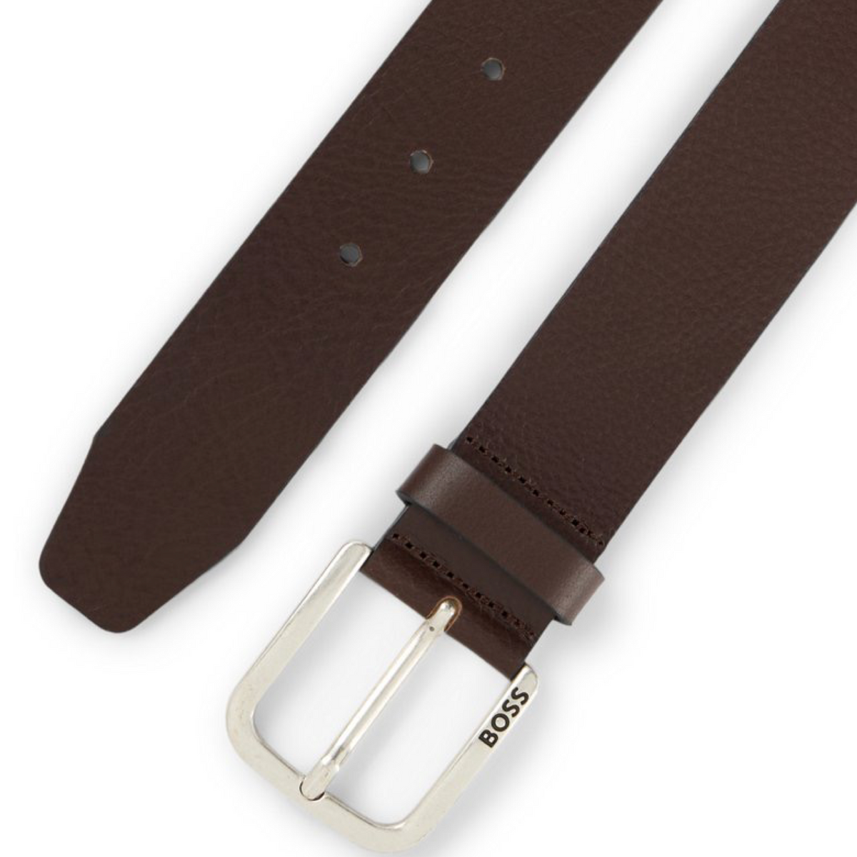 Мъжки кафяв колан Boss Men Belt 50491903 202 Top View