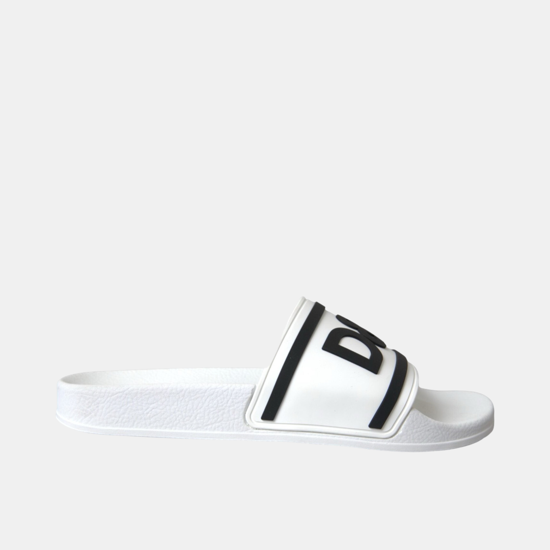 Мъжки бели чехли Dolce & Gabbana Men Slippers