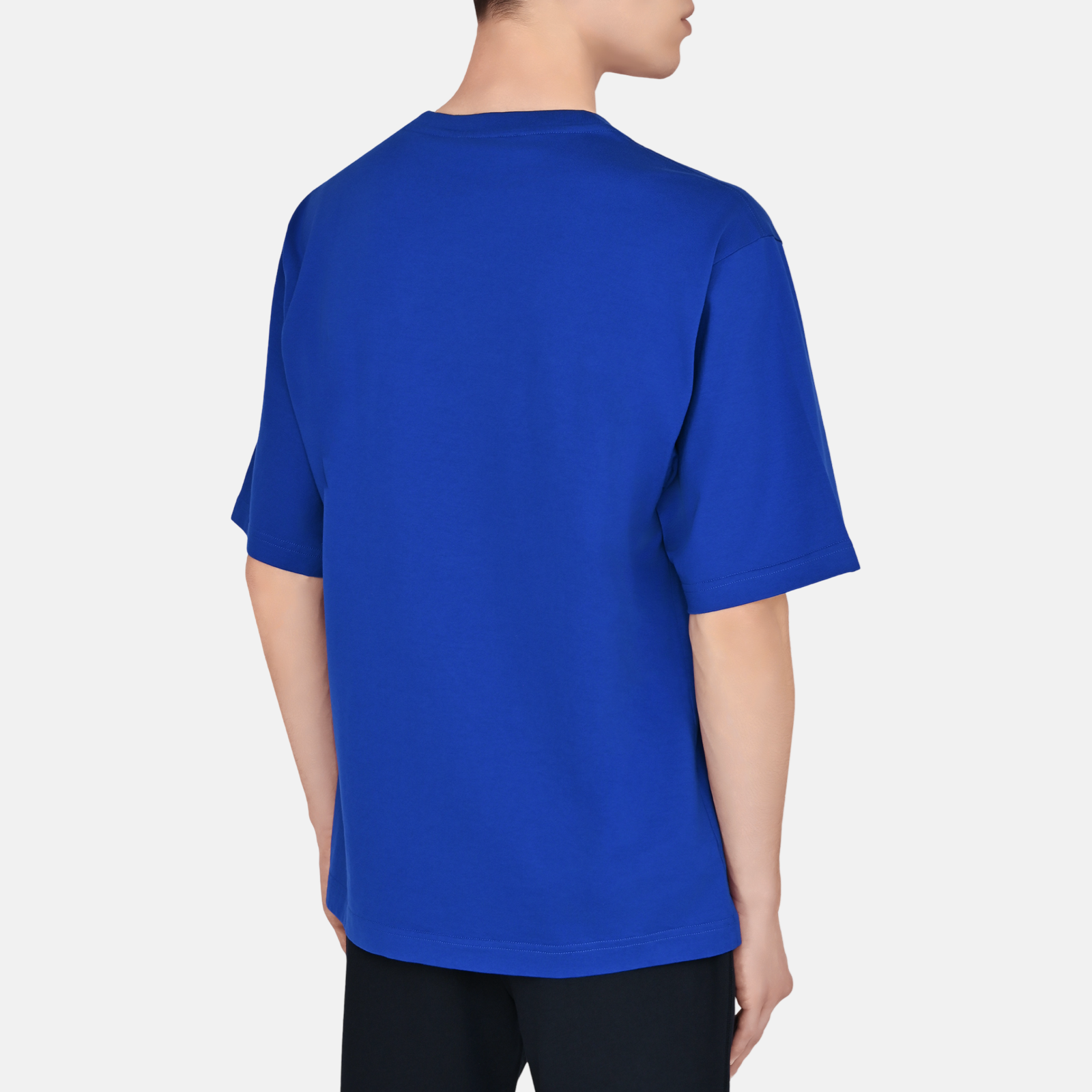 Мъжка синя тениска Dolce & Gabbana Logo Print Men T-shirt