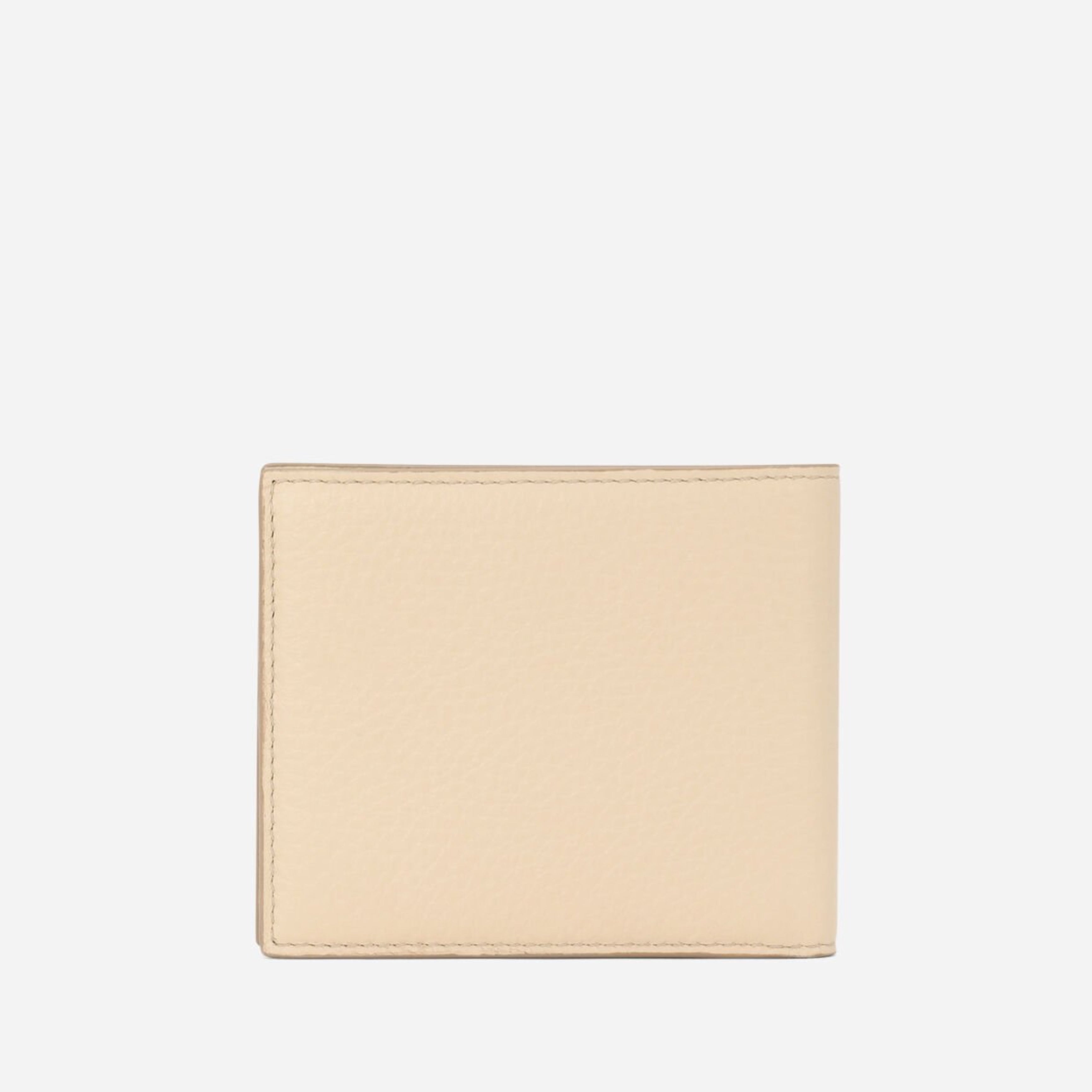 Мъжки луксозен бежов портфейл от еленова кожа Dolce & Gabbana Men’s Beige Deer Leather Luxury Wallet