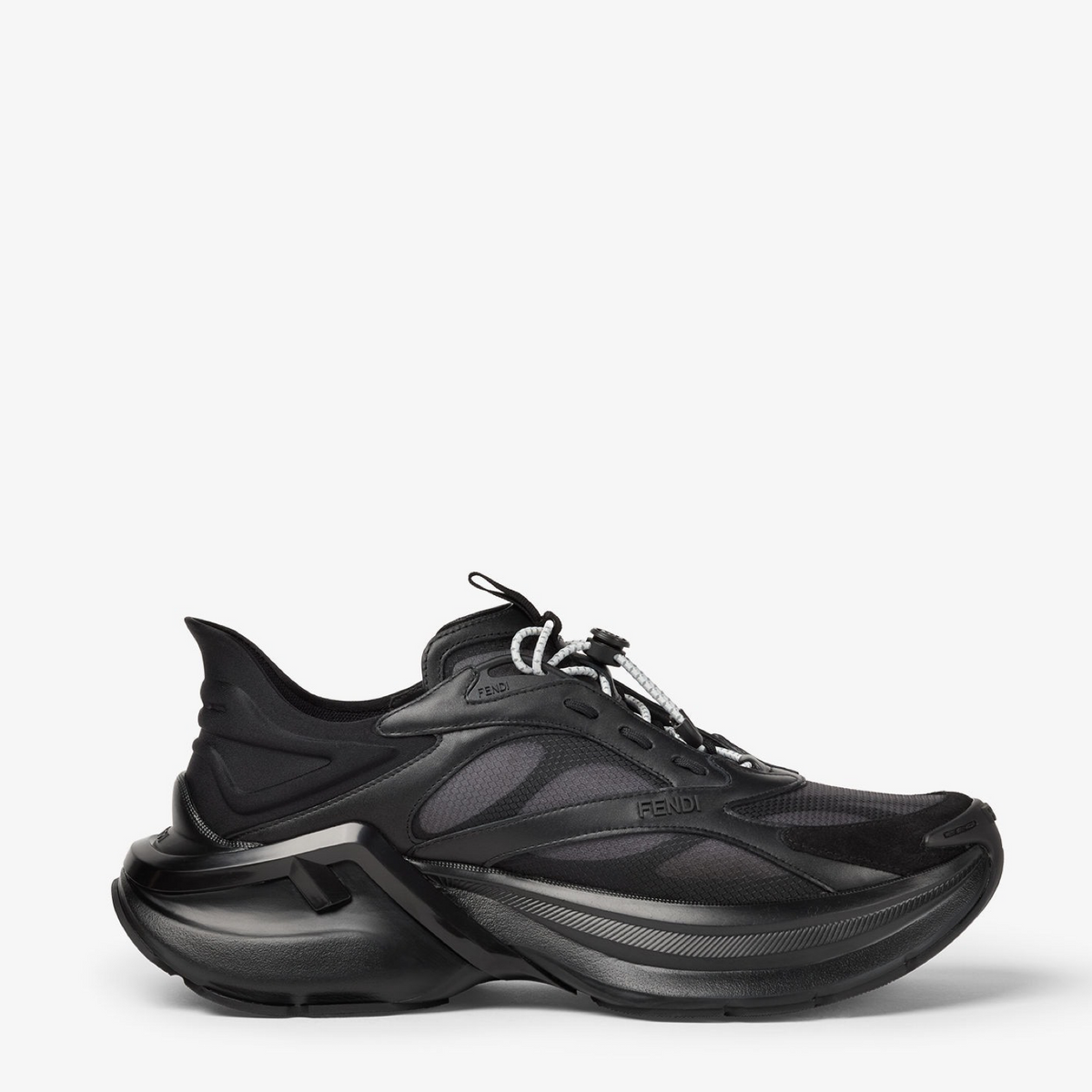 Fendi F-Light Sneakers 7E1846AYFPF08M4 Lateral View