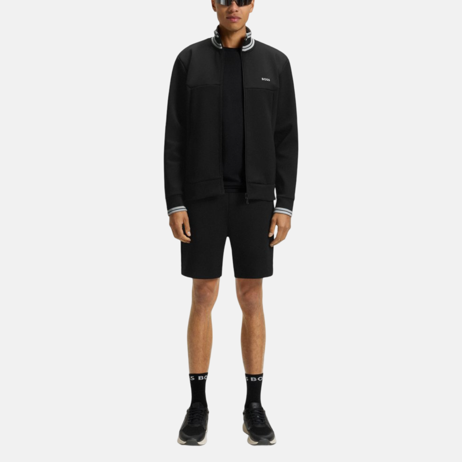Мъжки черен суичър Boss Men Sweatshirt 50543081 Front View