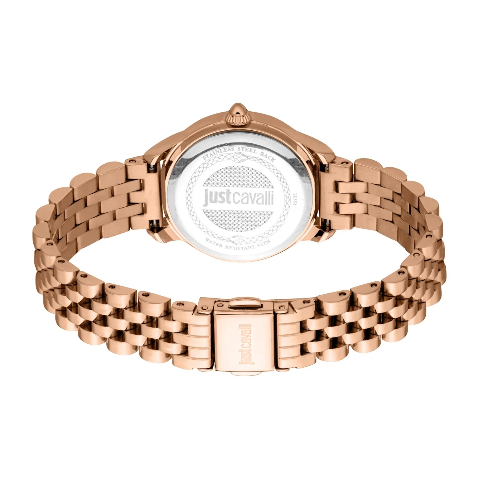 Дамски часовник Women’s watch Just Cavalli Animalier JC1L333 Allegra JC1L333M0045 Rose Gold Turquoise