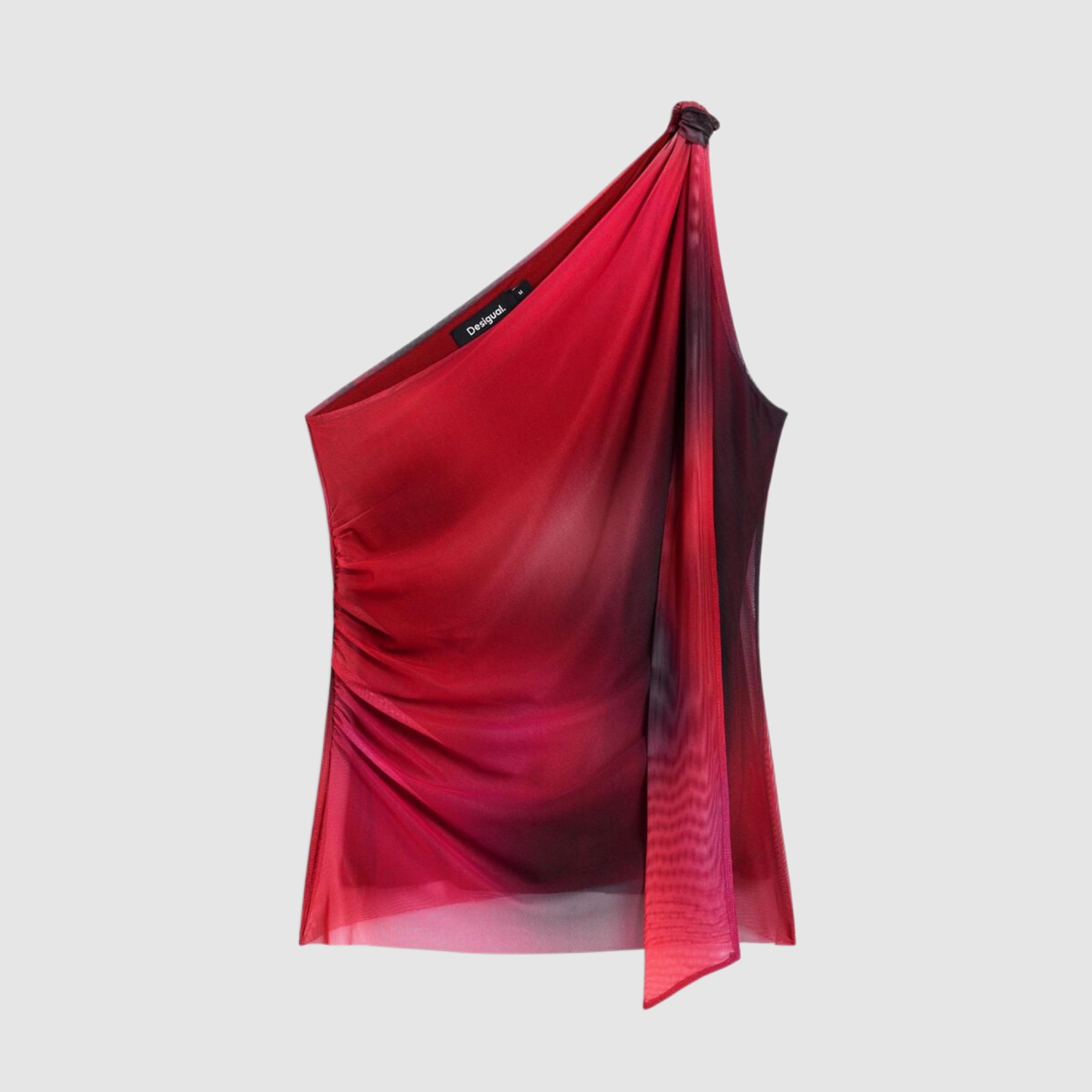 Дамски червен топ Desigual 26SWTK31 3098 Front view