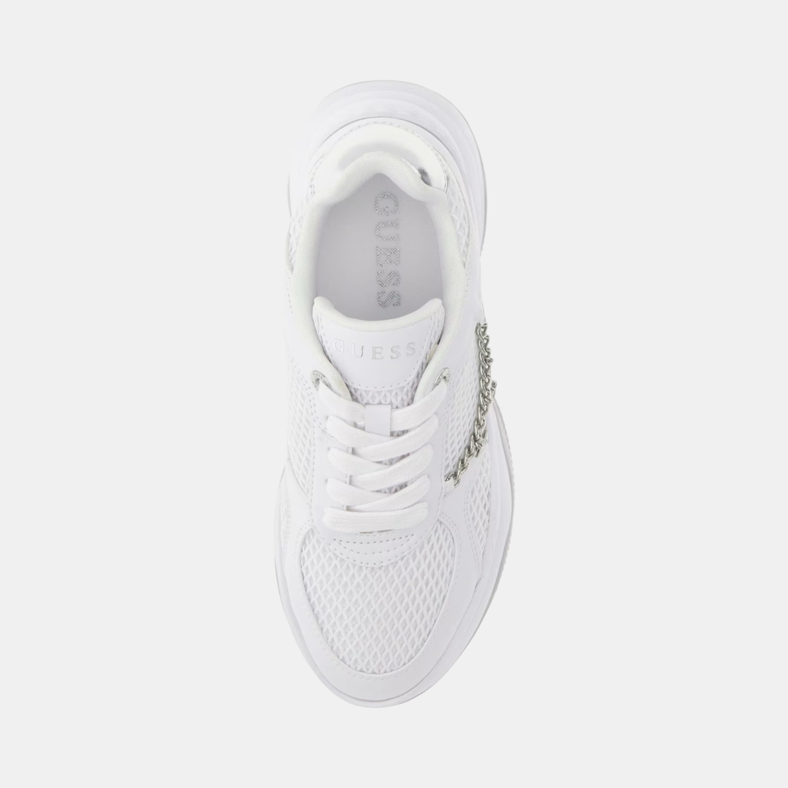 Дамски маратонки Guess Women Sneakers FLPHAR ELE12 WHITE Top View