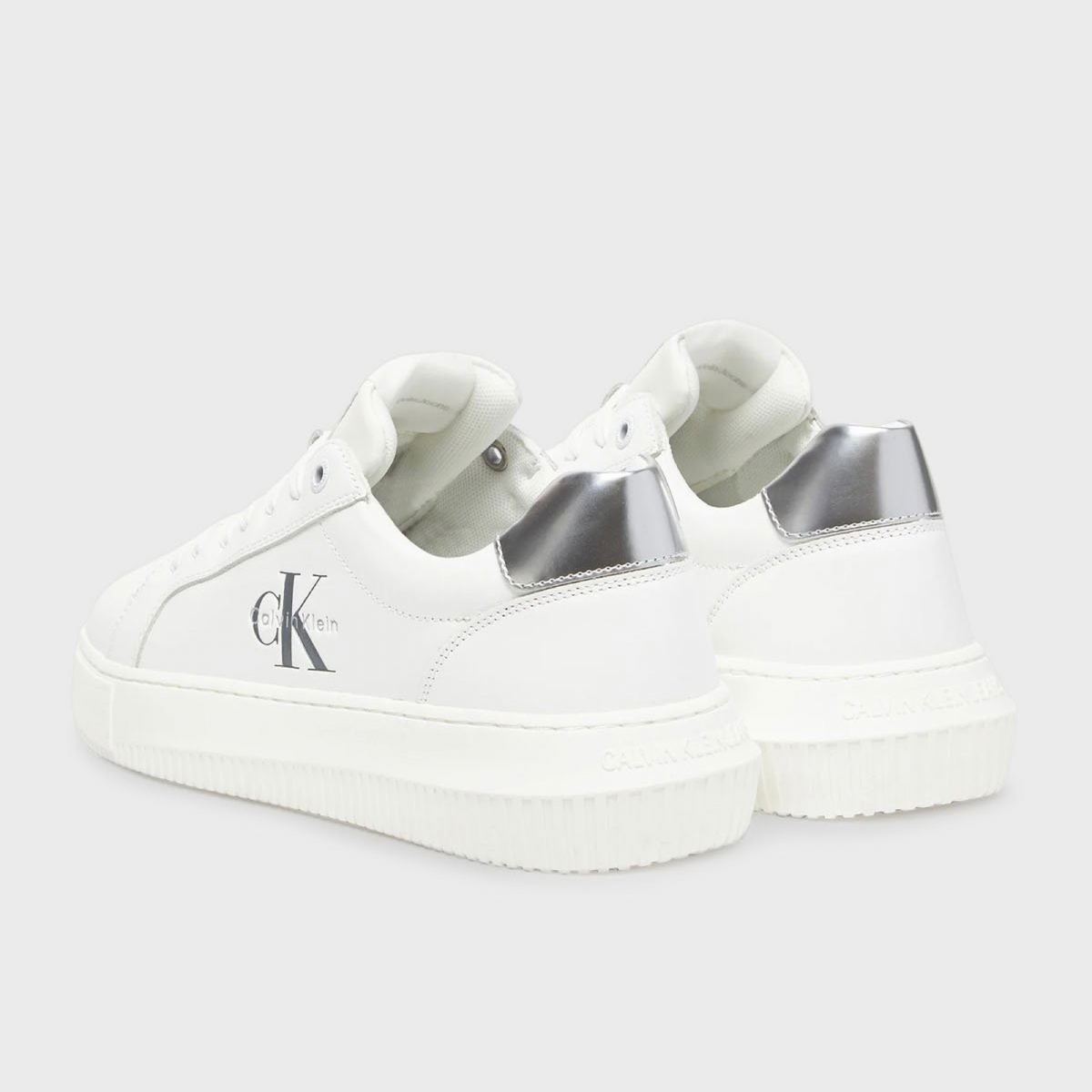 Дамски кецове Calvin Klein Jeans Women Sneakers YW0YW01876 02R Heel View