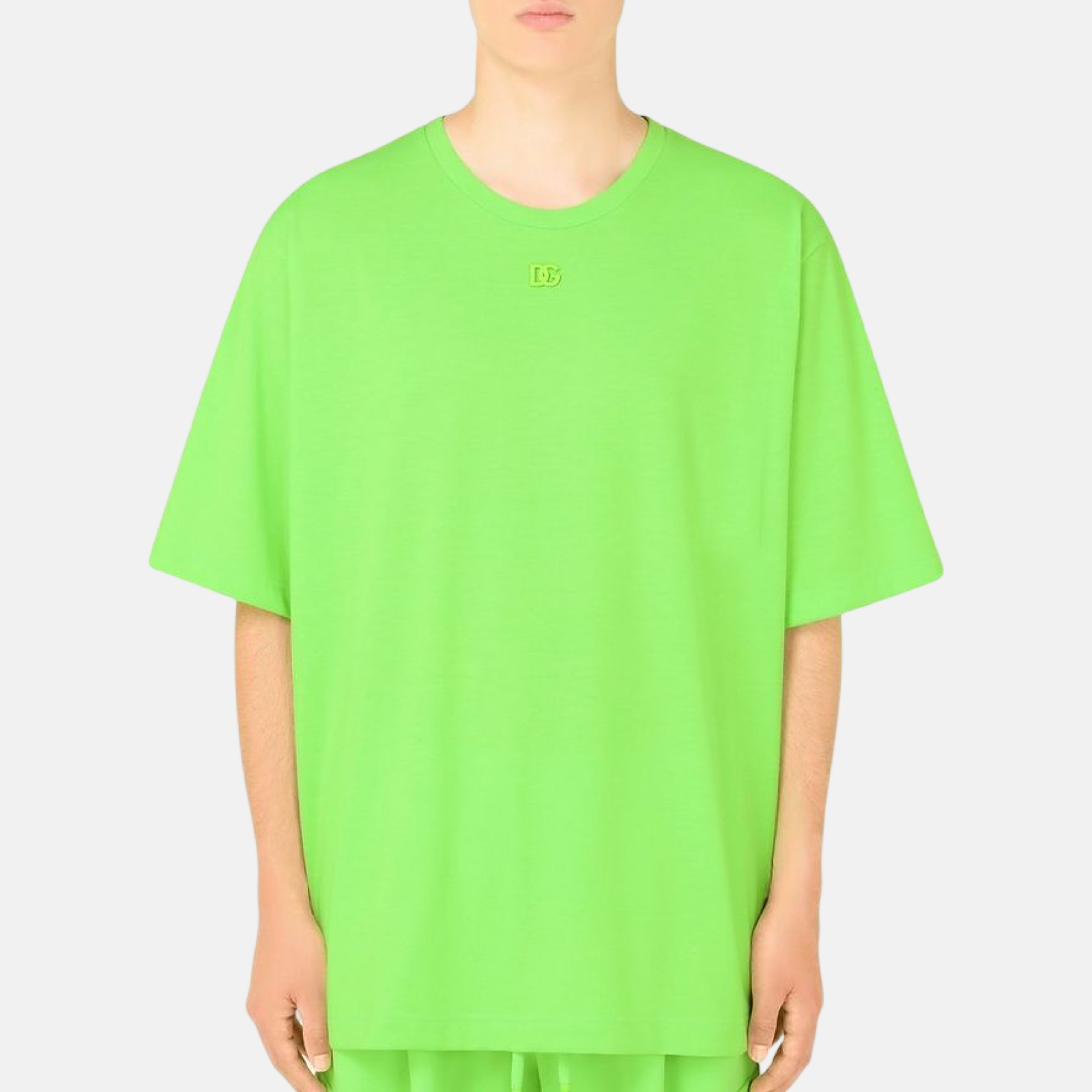 Мъжка зелена тениска Dolce & Gabbana G8NV9Z HU7LC