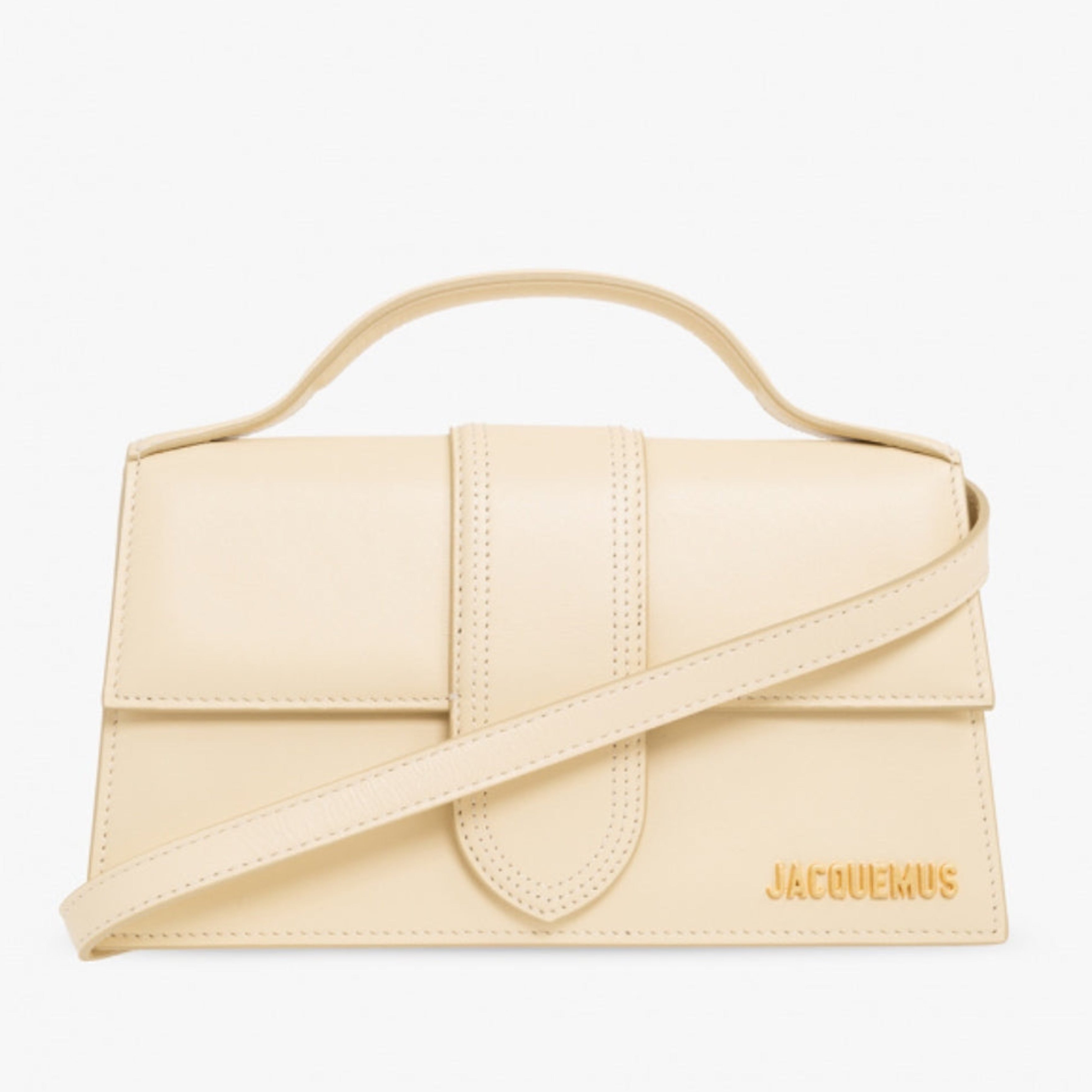 Дамска чанта Women’s handbag JACQUEMUS Le Grand Bambino
213BA0073060120 Beige front view