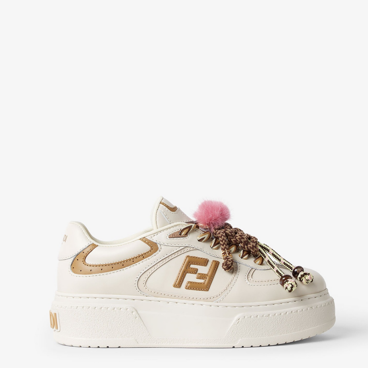 Fendi Match Sneakers 8E8721AY9NF1TO4 Lateral View