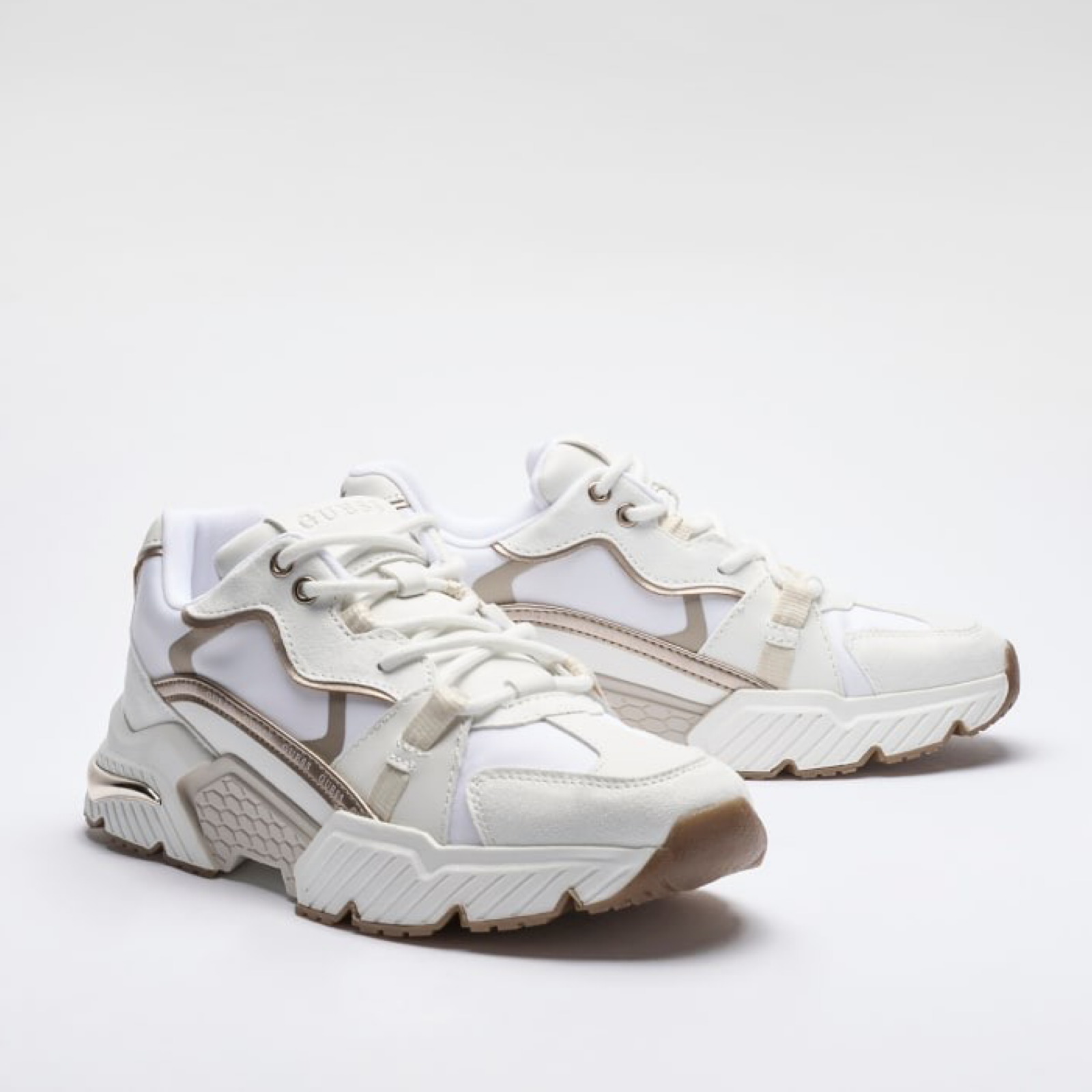 Дамски маратонки Guess Women Sneakers FLJCR6 ELE12 GOLD Lateral View