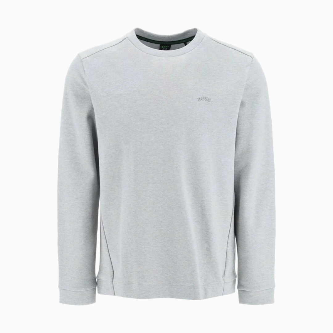 Мъжка блуза с дълъг ръкав Men’s sweatshirt Hugo Boss 50474192 Grey front view