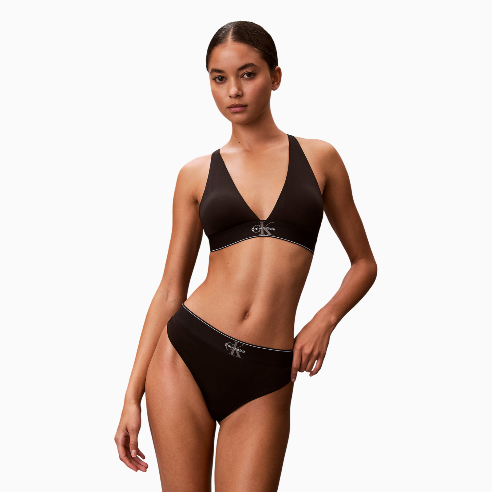 Дамски пражки Calvin Klein Women Thongs LV00QF8813 UB1 Front View