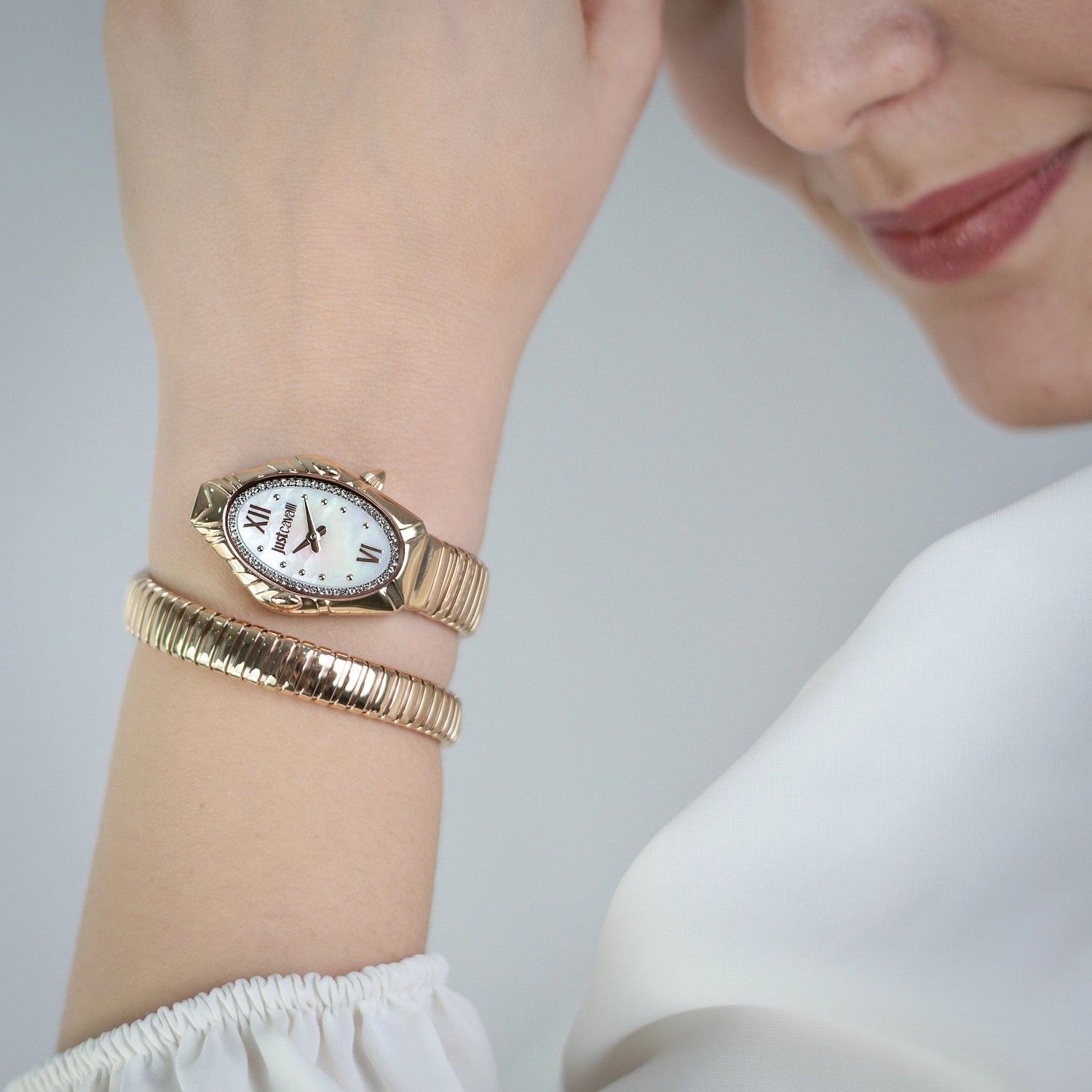 Just Cavalli Signature Snake Lirica Watch