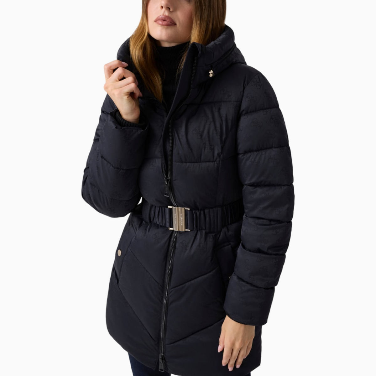 Дамско яке Guess Women Jacket W6BL50W4144 JBLK Front View