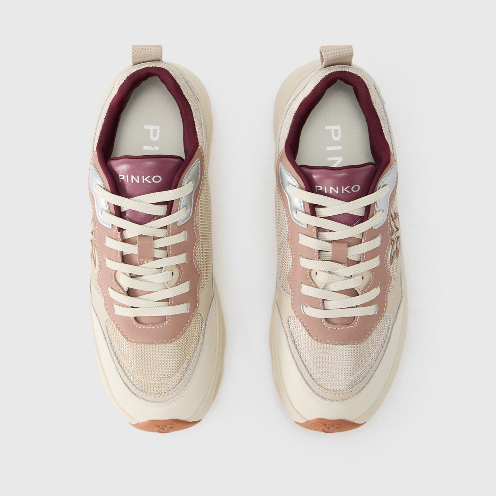 Дамски маратонки Pinko Pink 09 SS0167 P132 Women Sneakers Top View