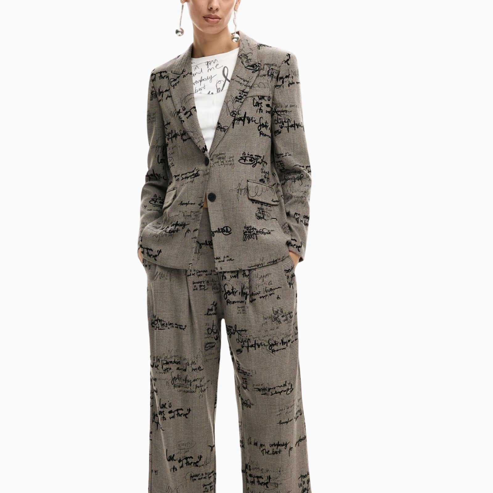 Дамско сако Desigual Women Blazer 26SWEW03 2007 Front View