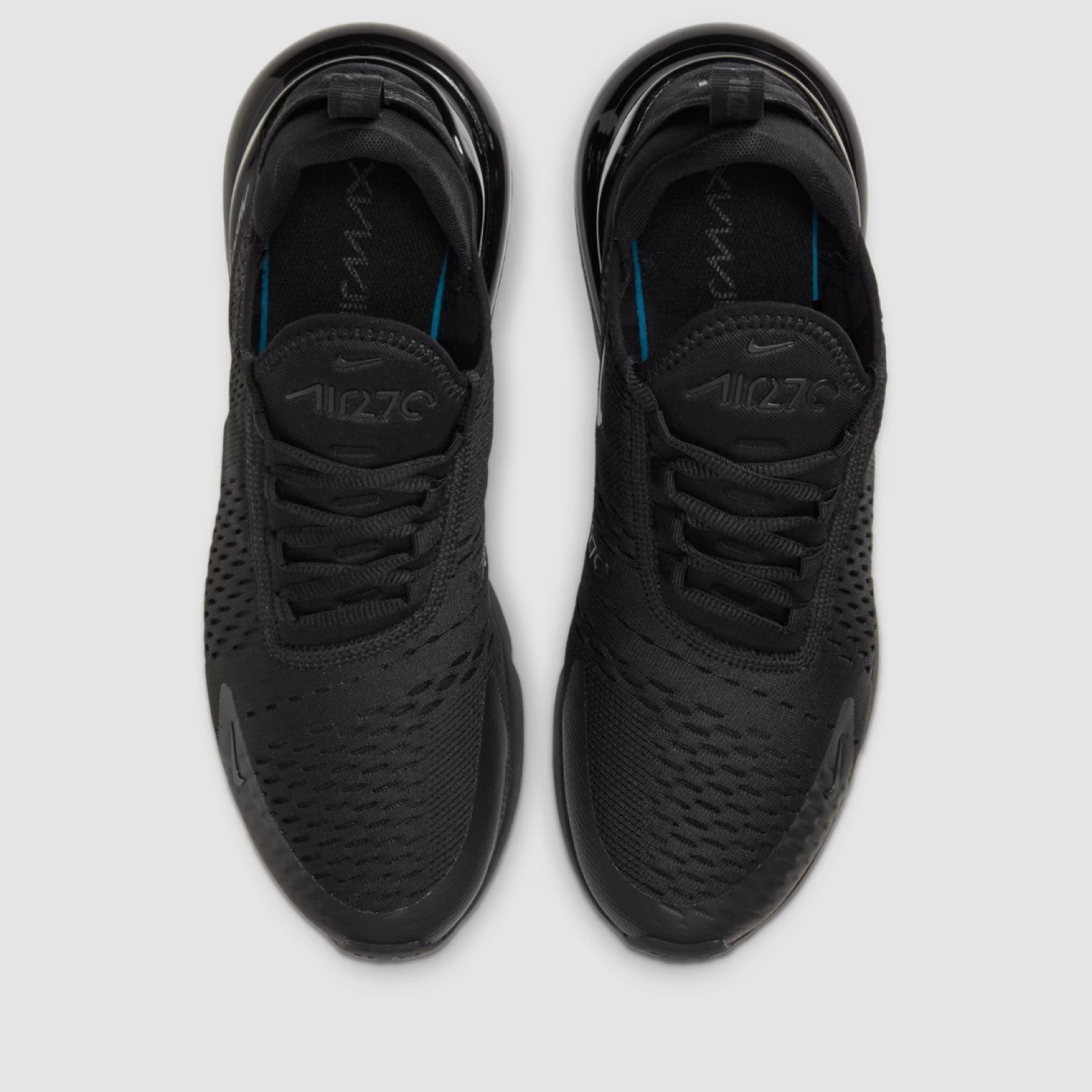 Мъжки маратонки Nike Air Max 270 Triple Black Men Sneakers AH8050-005 Heel View