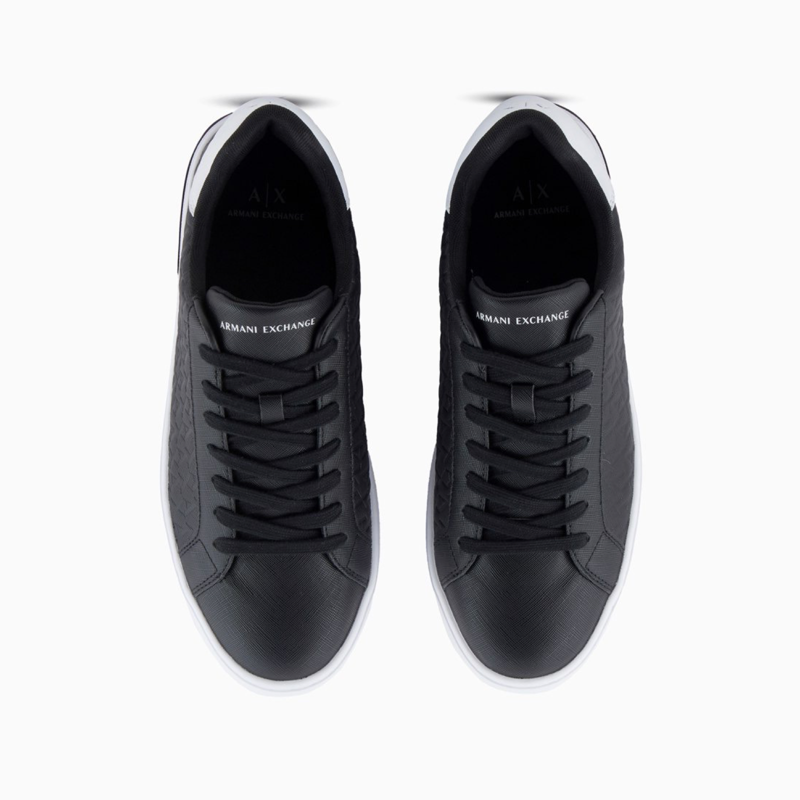 Мъжки черни кецове Armani Exchange Sneakers XM000140 AF11916 Top View