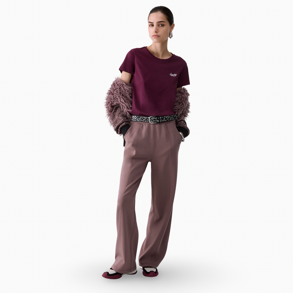 Дамски панталон Liu Jo Scuba Pants TF6213J3958 81409 Front View