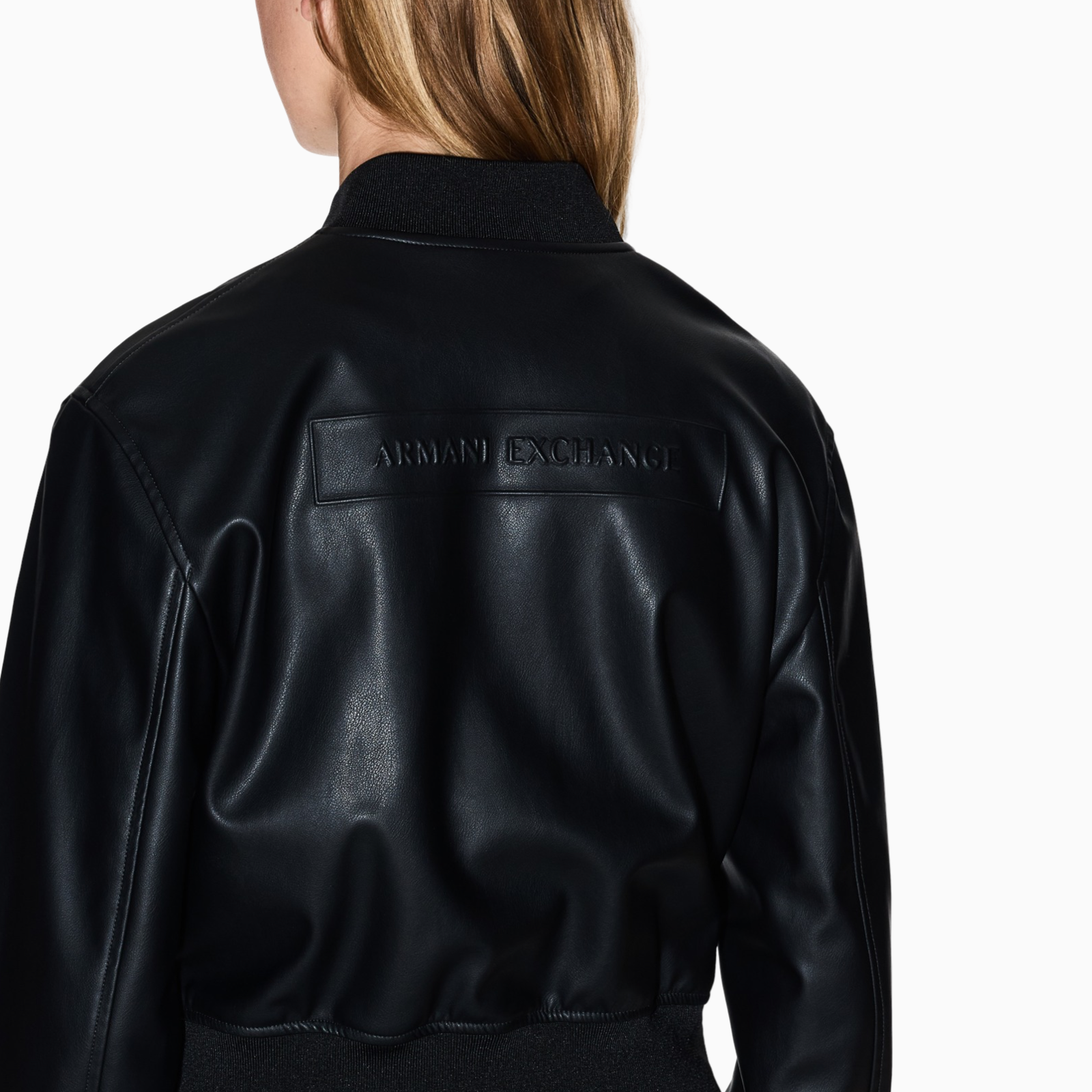 Дамско кожено яке Armani Exchange Women Jacket XW001432 AF16618 UC001 Back View