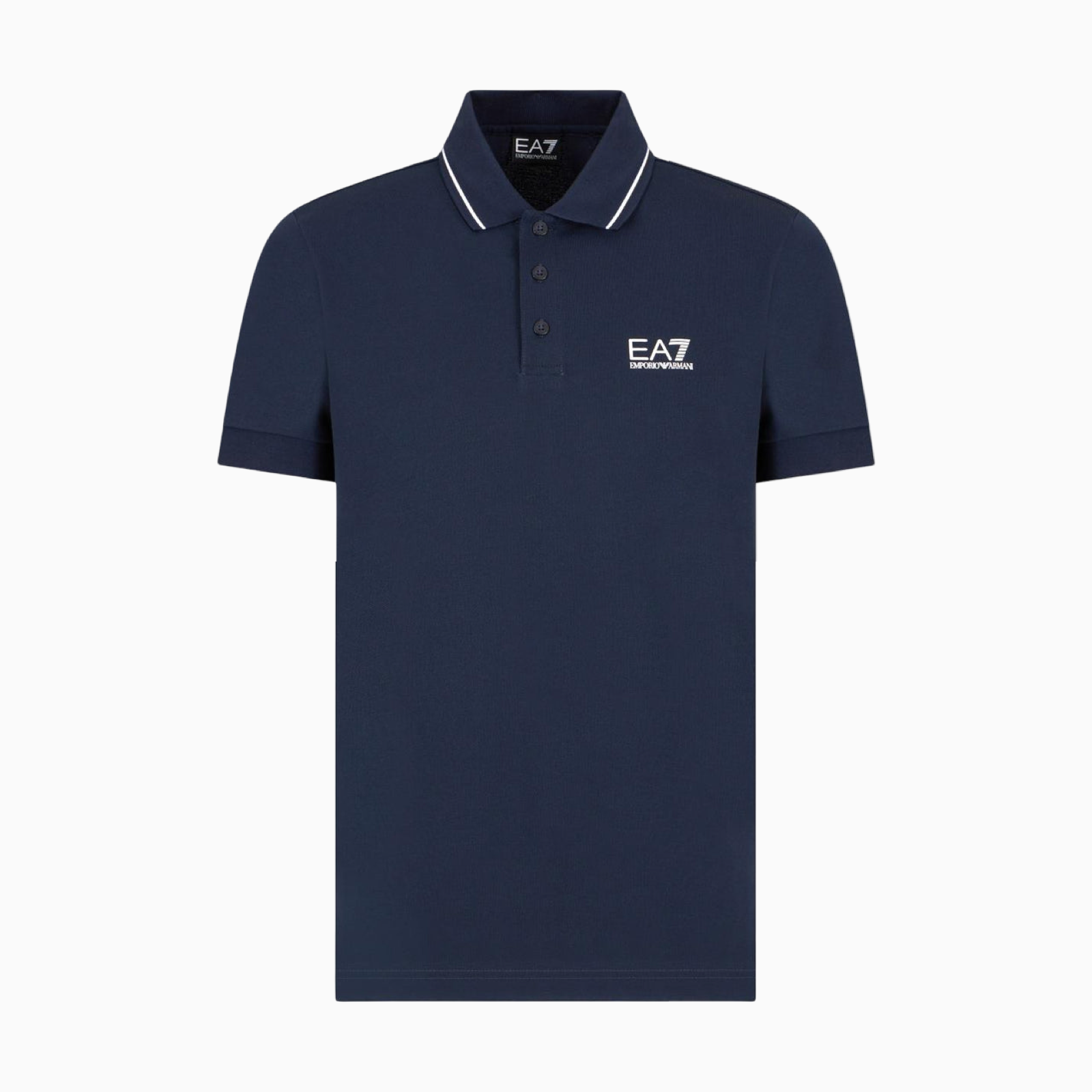 Мъжка синя поло тениска EA7 Emporio Armani Men Polo 8NPF16 PJVUZ 1562 Front View