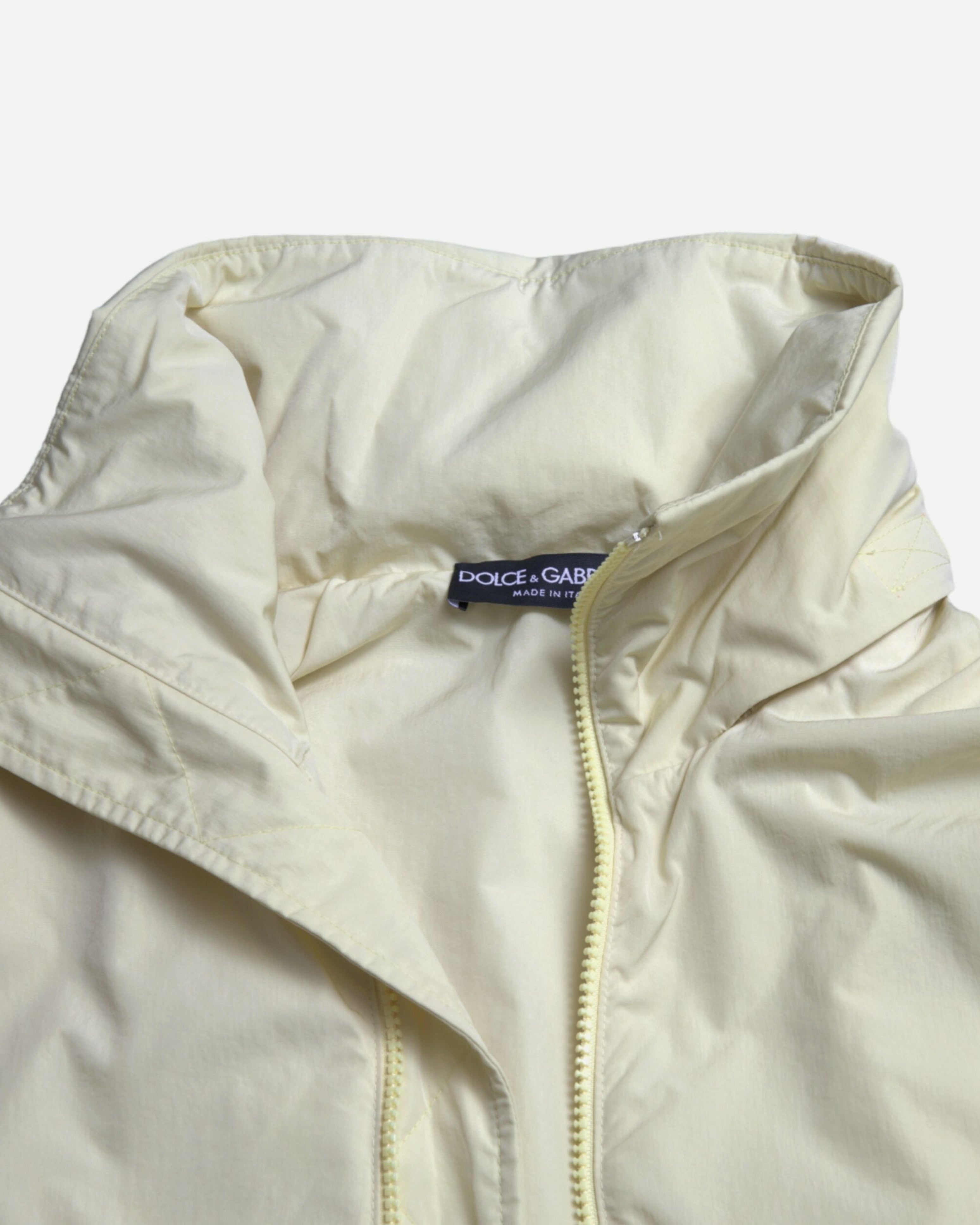 Мъжко жълто яке уиндстопер DOLCE & GABBANA Men’s Luxury Yellow Windstopper Jacket