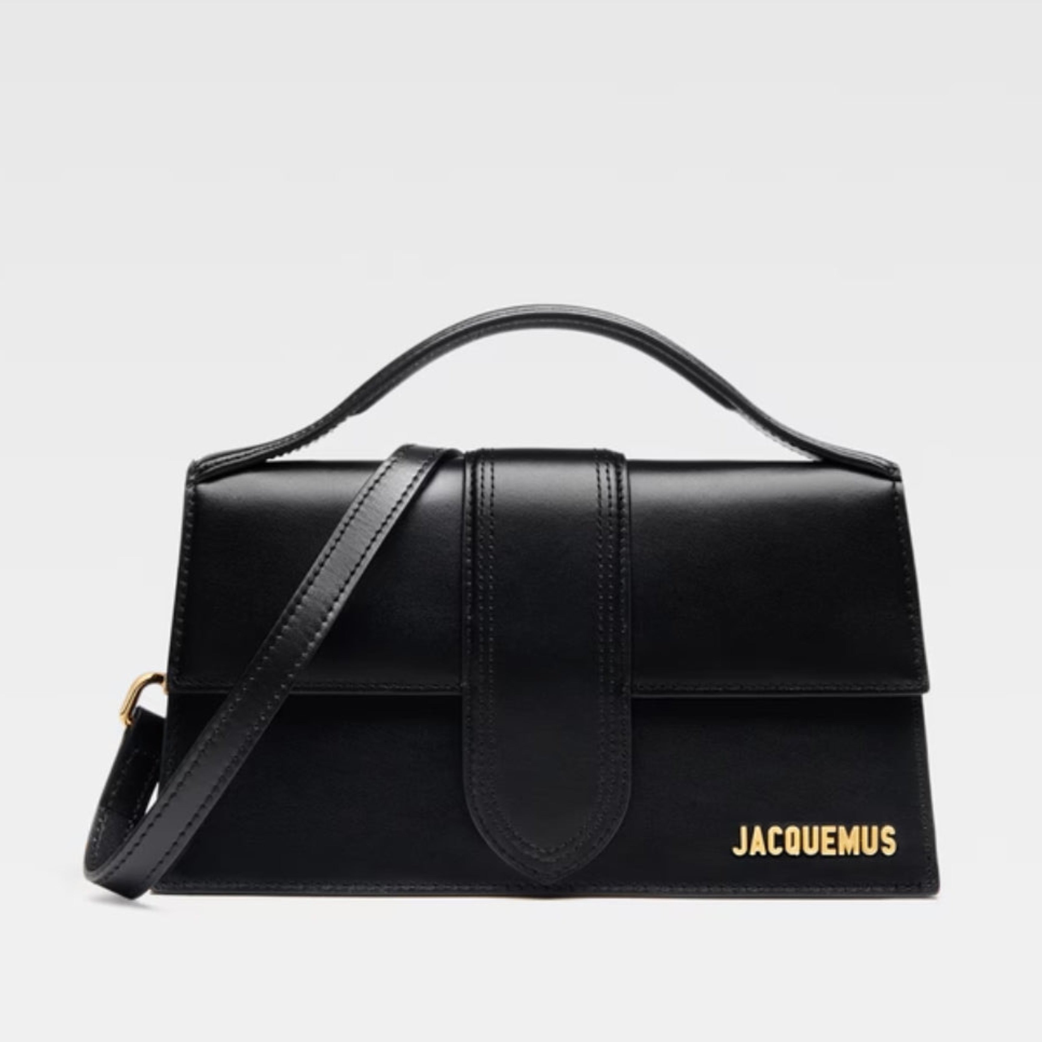 Women’s handbag JACQUEMUS Le Grand Bambino 213BA0073000-990 Black front view