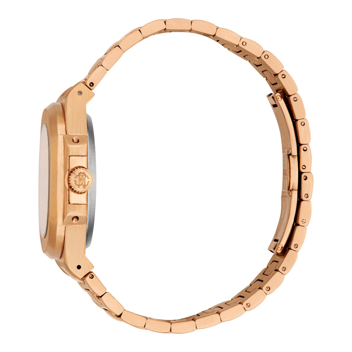 Мъжки часовник Men’s watch Roberto Cavalli RC5G136M0045 rose gold side view