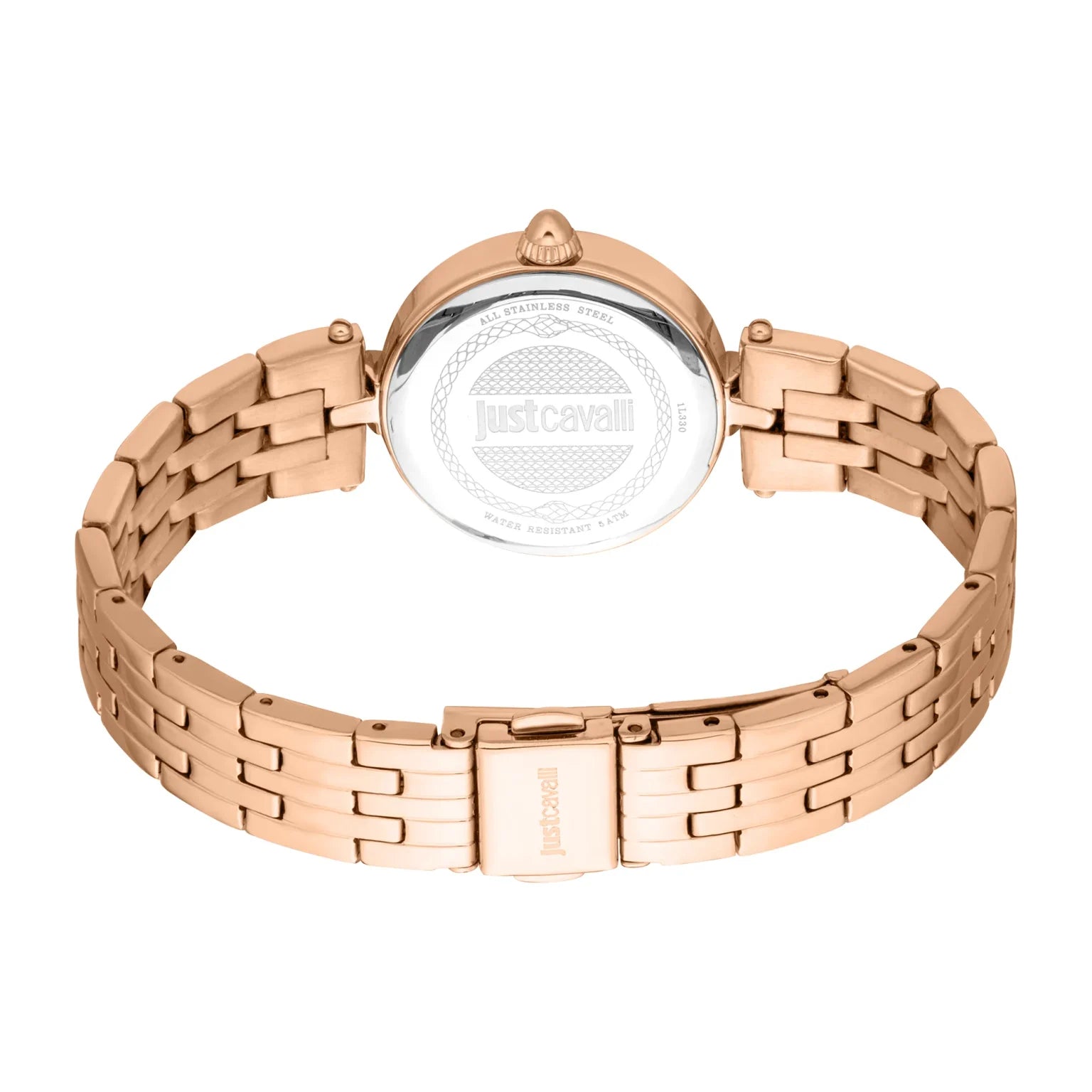 Комплект дамски часовник и гривна Women’s watch Just Cavalli SET Mini Attraente JC1L330M0065 Rose Gold Silver