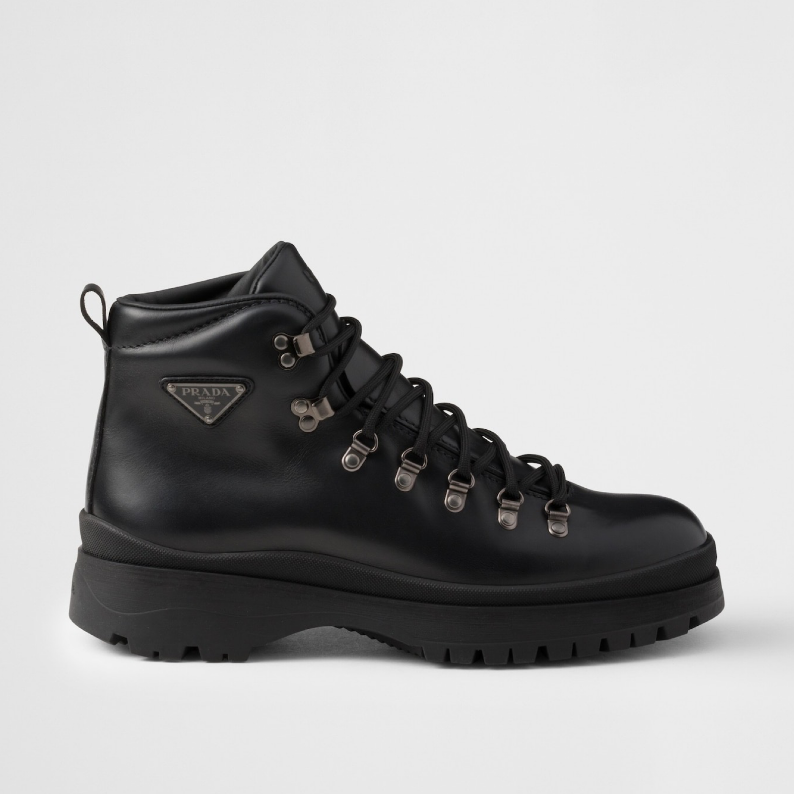 Prada Brixxen Men Ankle Boots 2TE201 070 F0002 Lateral View