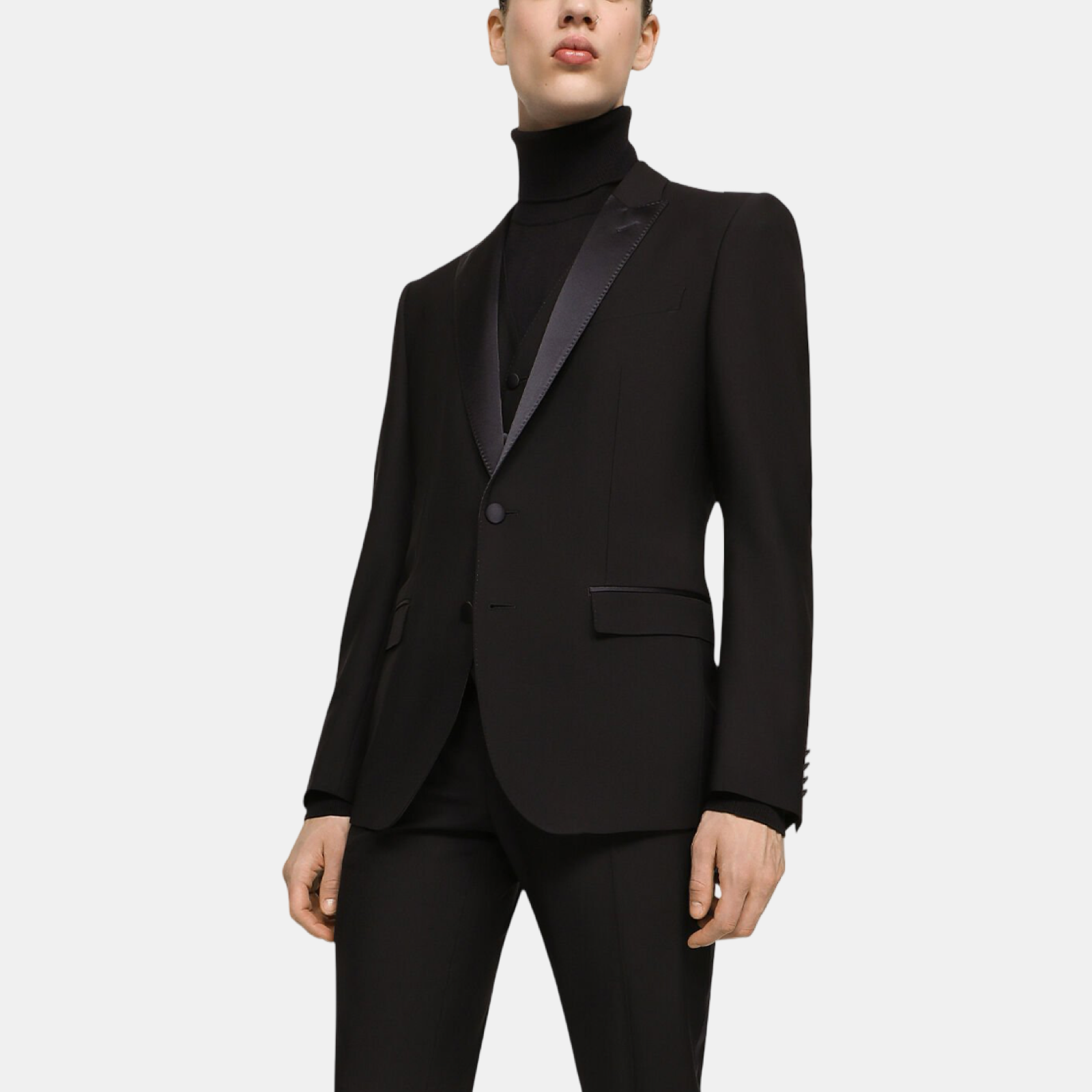 Dolce & Gabbana Martini Wool Men Blazer Side View