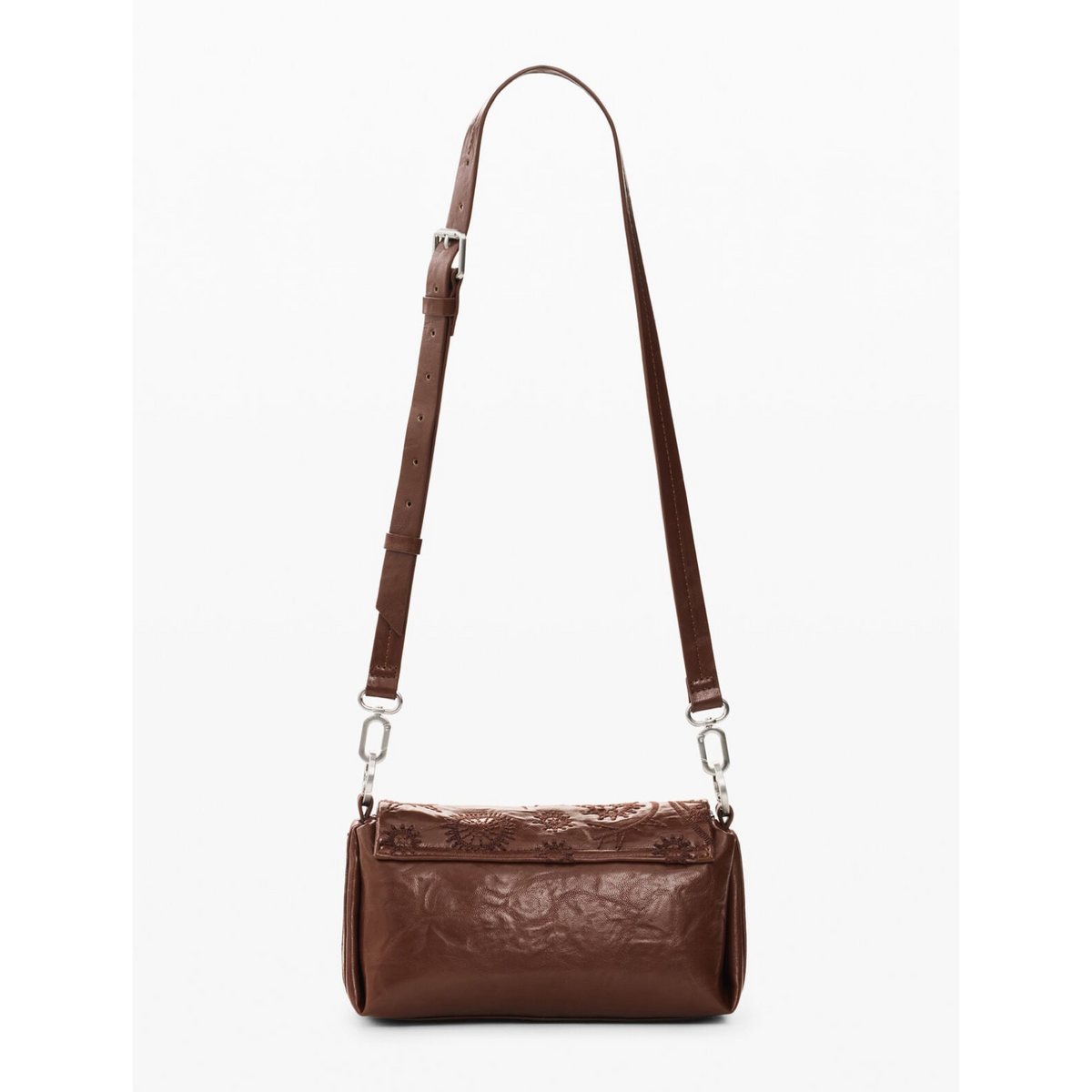 Дамска кафява чанта Desigual Women Crossbody Bag 26WAXPAB 6011 Back View