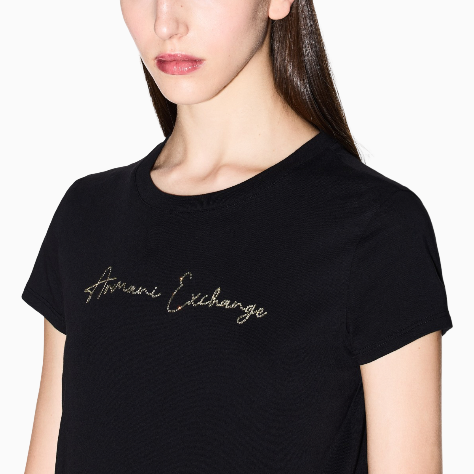 Дамска тениска Armani Exchange Women T-shirt XW001457 AF10356 MC021 Close-Up