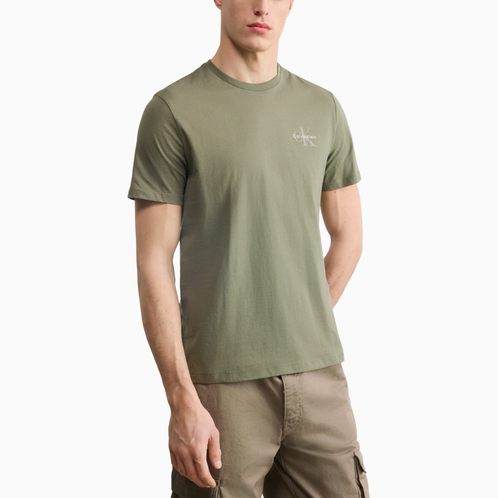 Мъжка зелена тениска Calvin Klein Jeans LV04RF278G LDY Front View