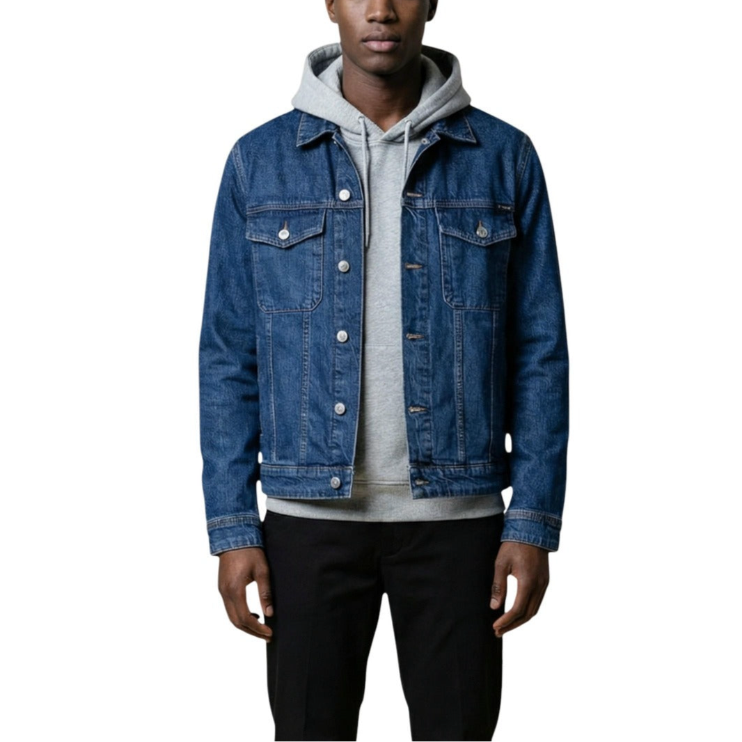 Мъжко дънково яке Replay Men Denim Jacket MV868 .000.867 B12 Front View
