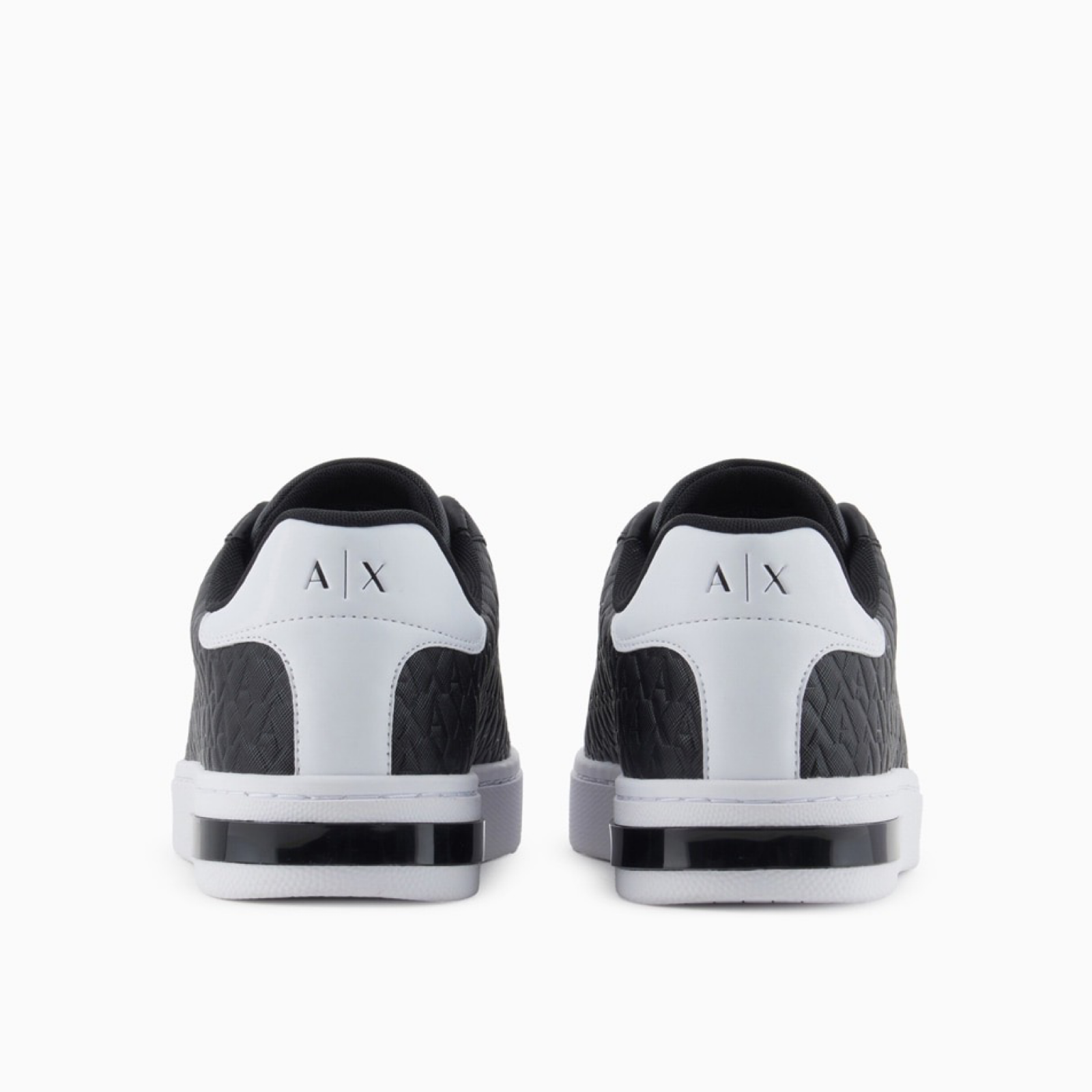 Мъжки черни кецове Armani Exchange Sneakers XM000140 AF11916 Heel View