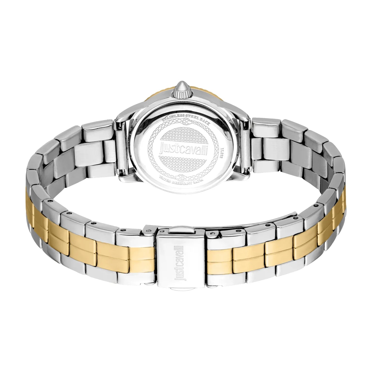 Комплект дамски часовник и гривна Women’s watch Just Cavalli SET Mini Raffinata JC1L328M0075 Two Tones Yellow Gold