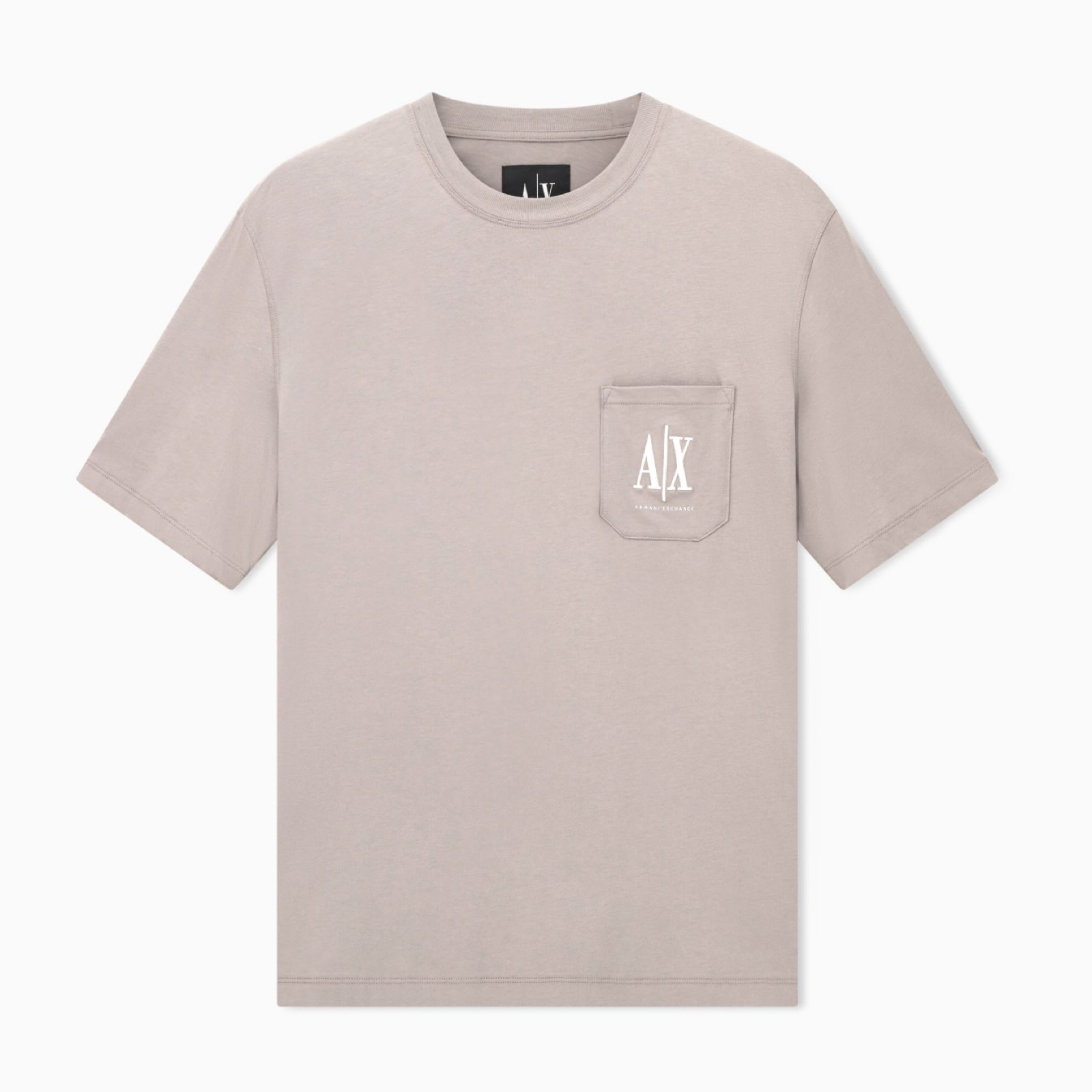 Мъжка бежова тениска Armani Exchange Men T-shirt XM000366 AF12308 U6107 Front View