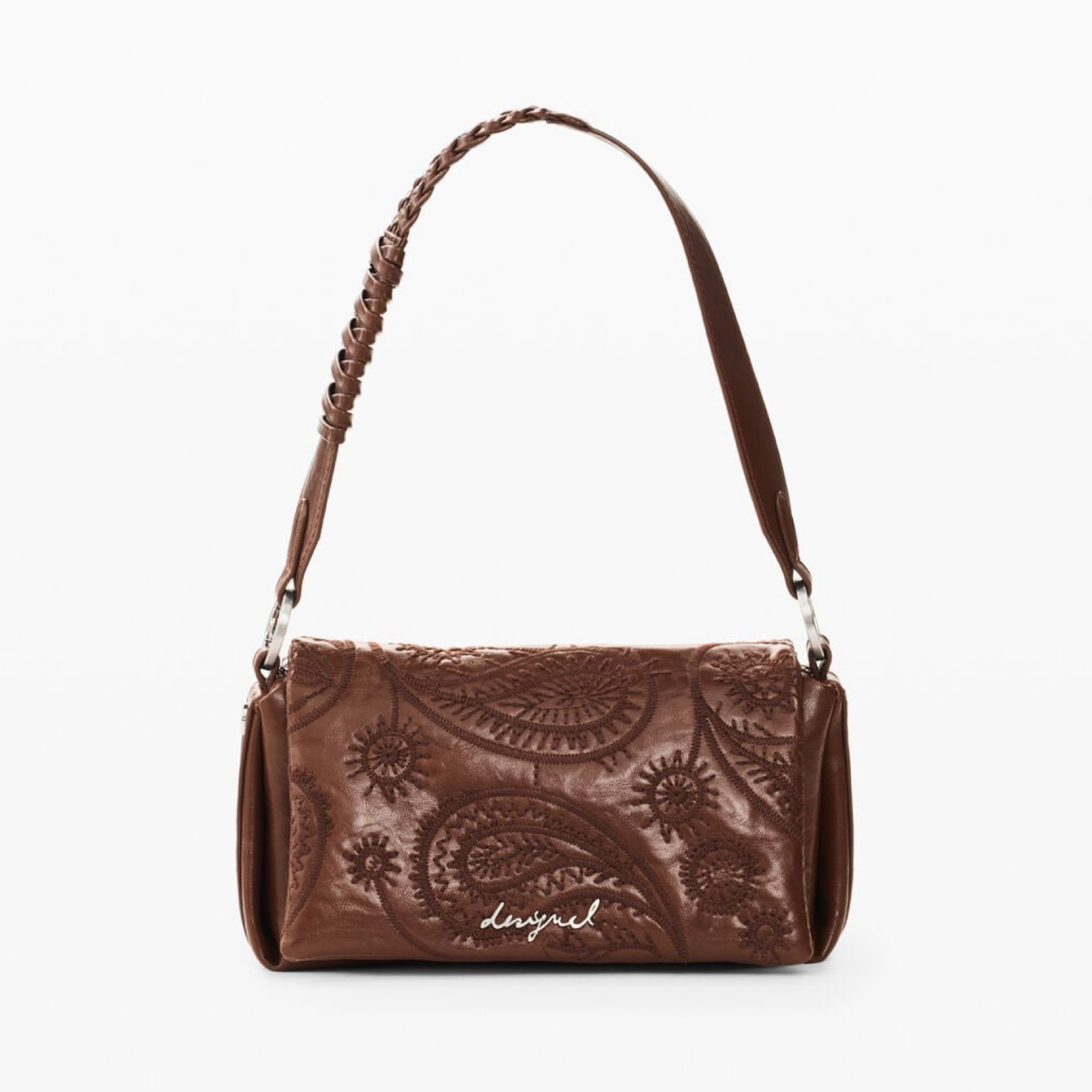 Дамска кафява чанта Desigual Women Crossbody Bag 26WAXPAB 6011 Front View